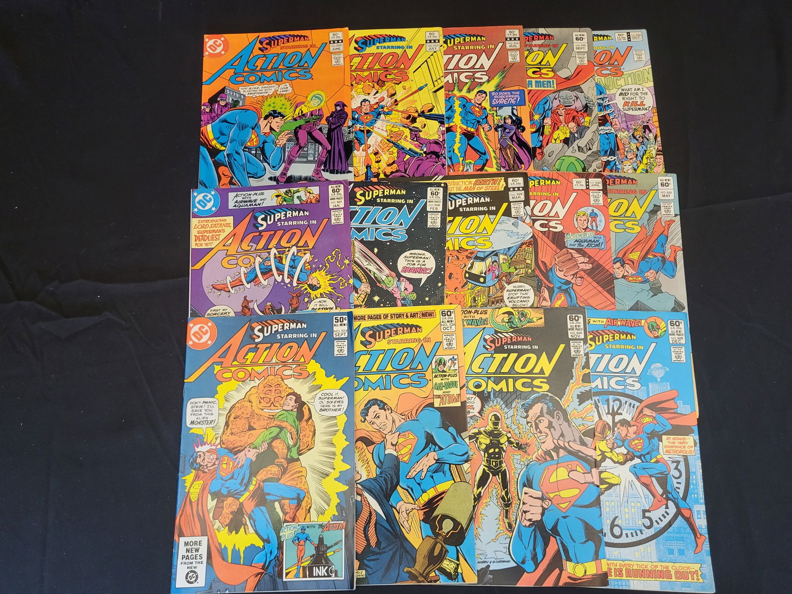 A Collection of DC Action Comics Superman Bronze Age Issues (1 of 2)