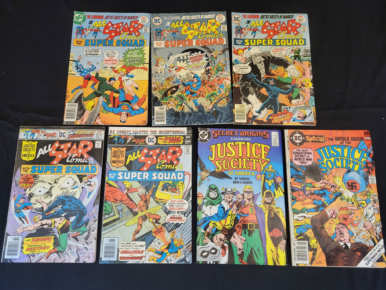 A Collection of DC Bronze and Copper Age Comic Books Featuring All-Star Comics and the Justice (1 of 1)