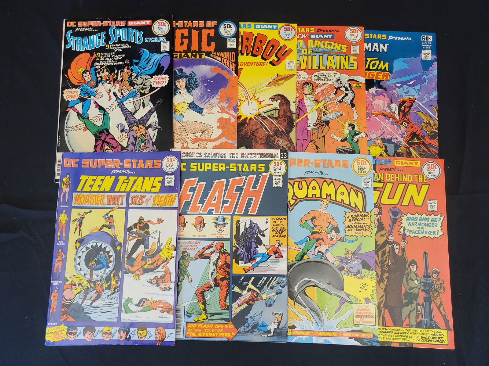 A Group of Bronze Age DC Super-Stars Giant Comic Books (1 of 1)