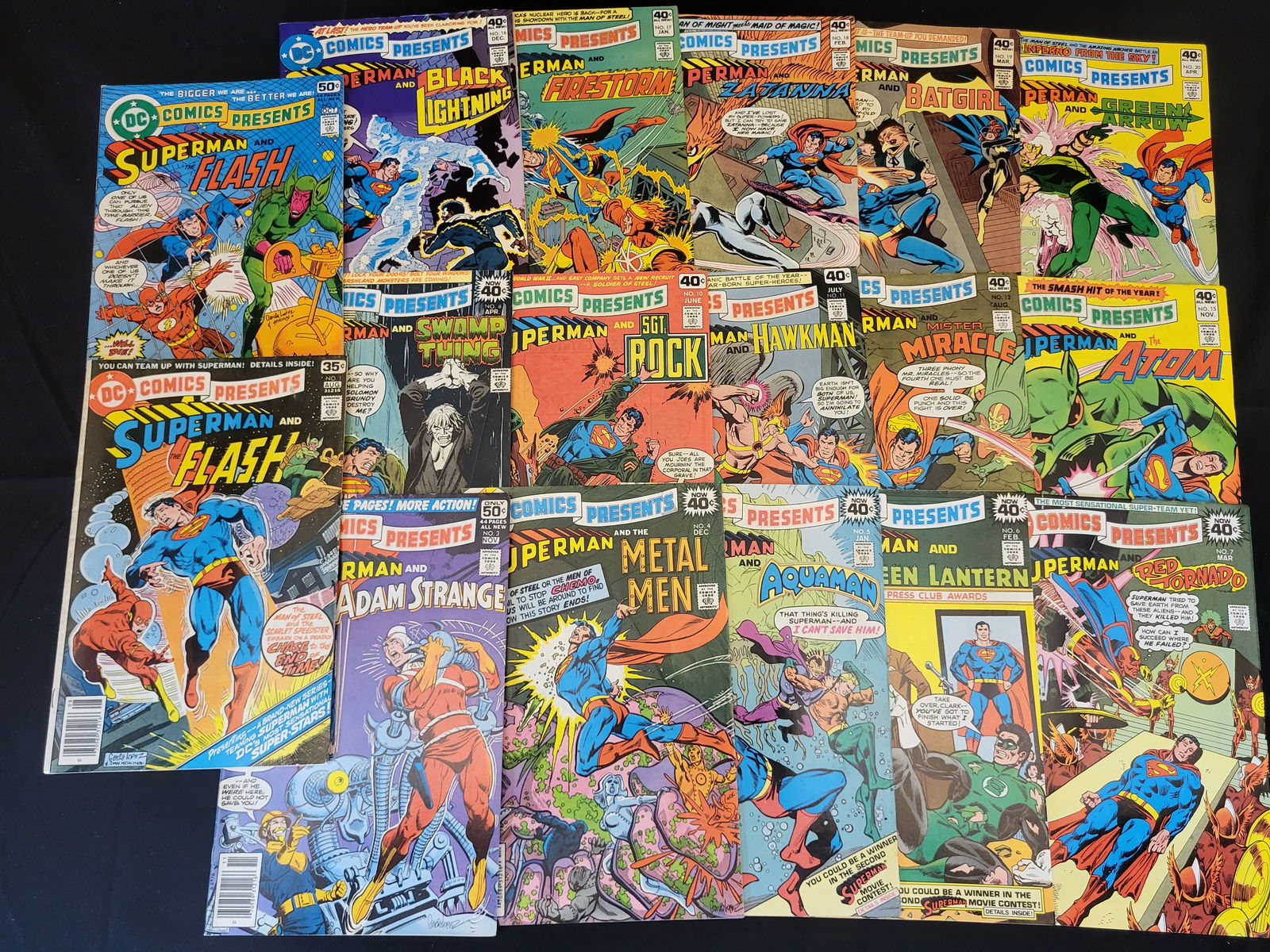 A Collection of DC Comics Presents Bronze Age Comic Books (1 of 2)