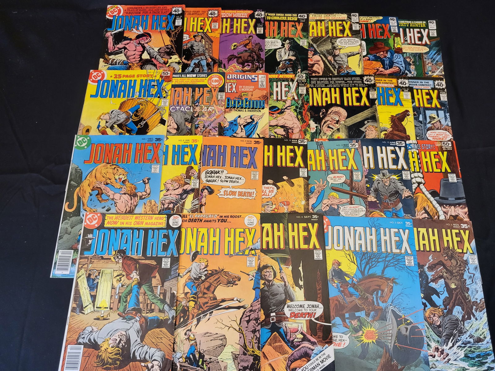 A Collection of DC Comics Jonah Hex Bronze Age Comic Books (1 of 2)