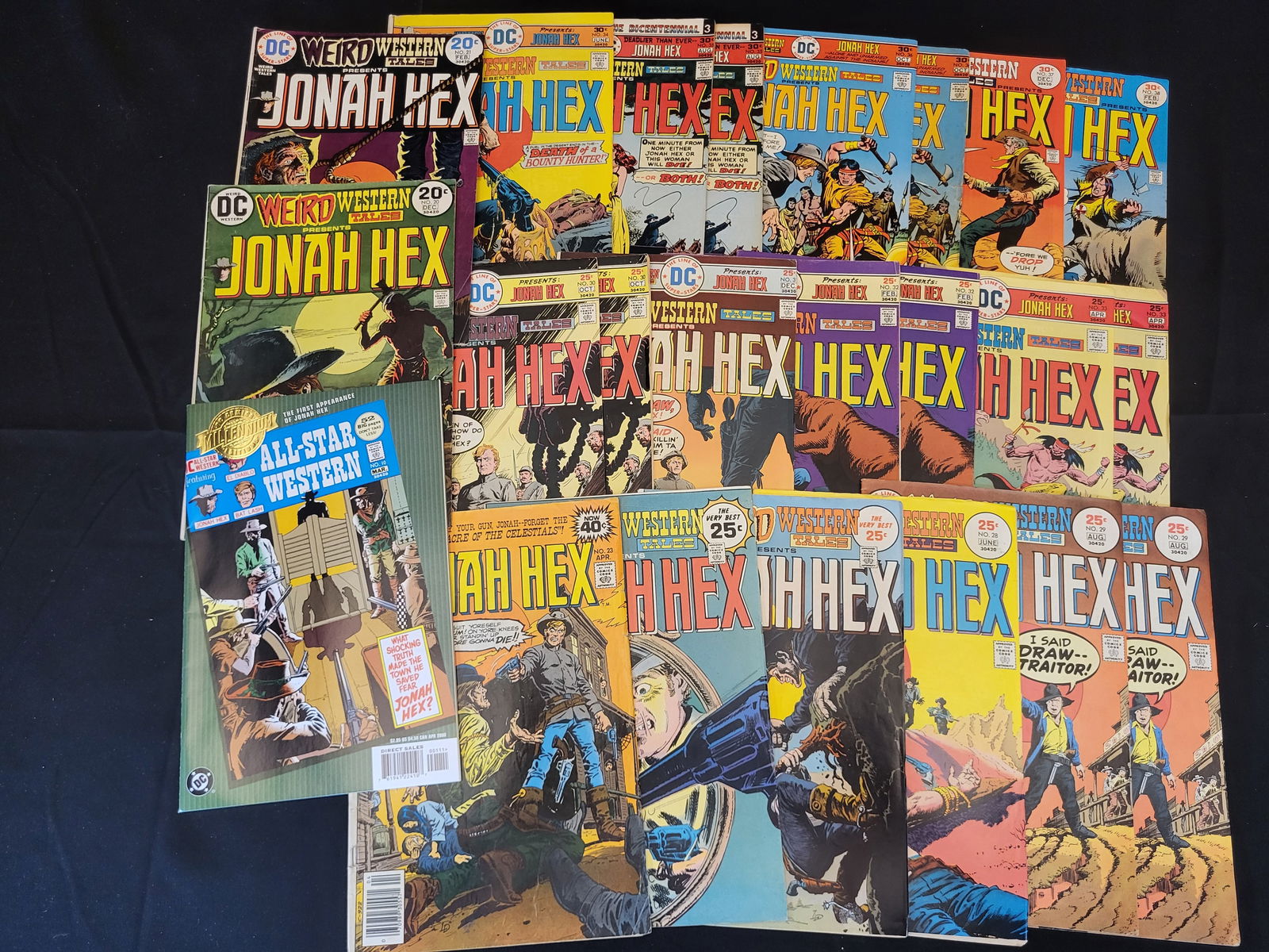 A Collection of DC Comics Weird Western Tales and Jonah Hex Bronze Age Comic Books (1 of 2)