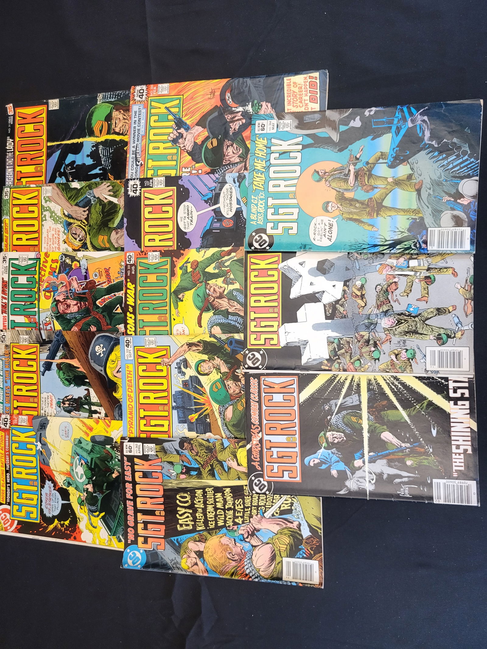 A Collection of DC Comics Sgt. Rock Bronze Age Comic Books (1 of 2)