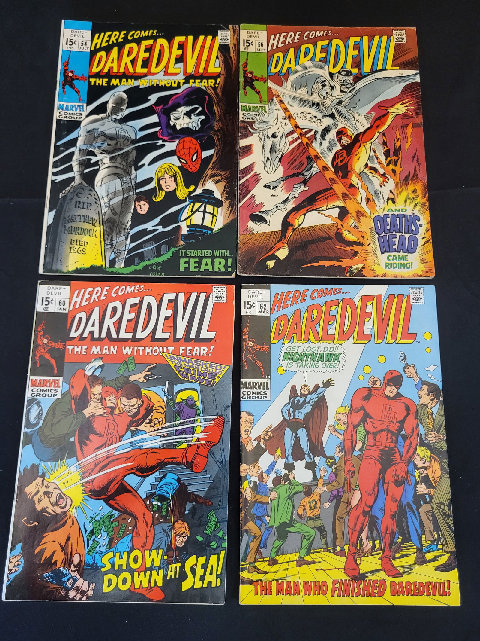 A Group of Marvel Silver Age Daredevil Comic Books (1 of 2)