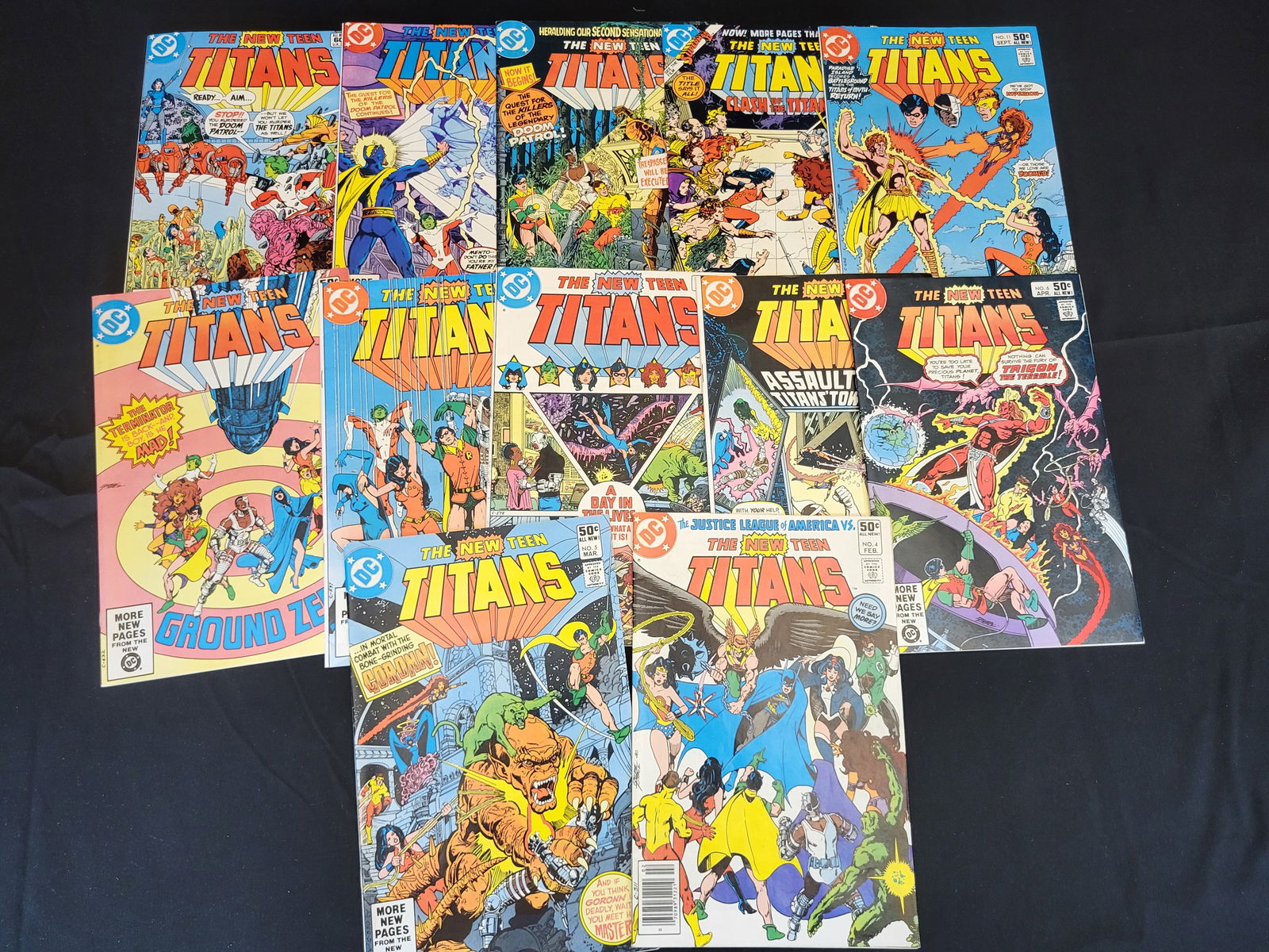 A Collection of The New Teen Titans Comic Books (1 of 2)