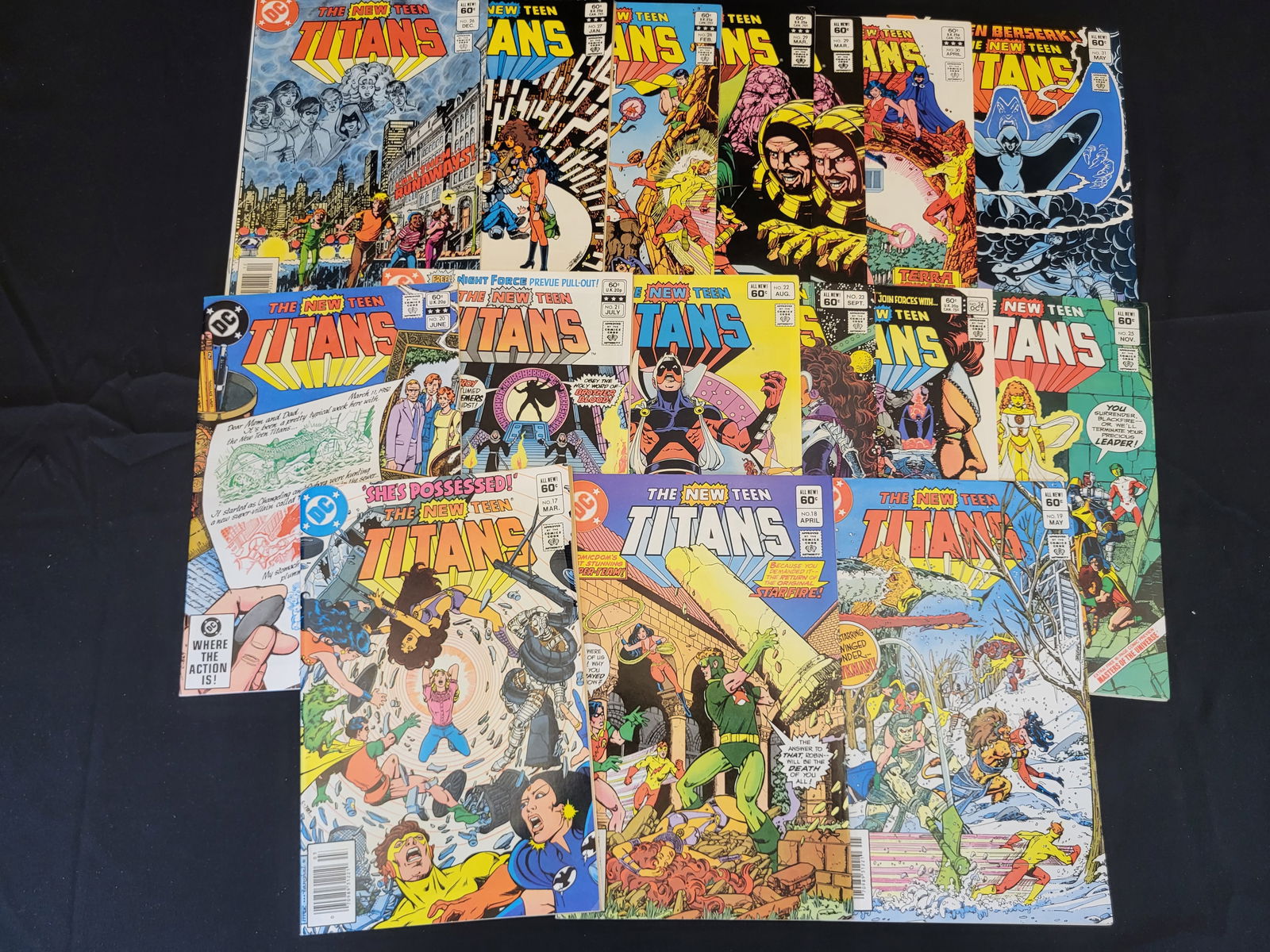 A Collection of The New Teen Titans Comic Books (1 of 2)