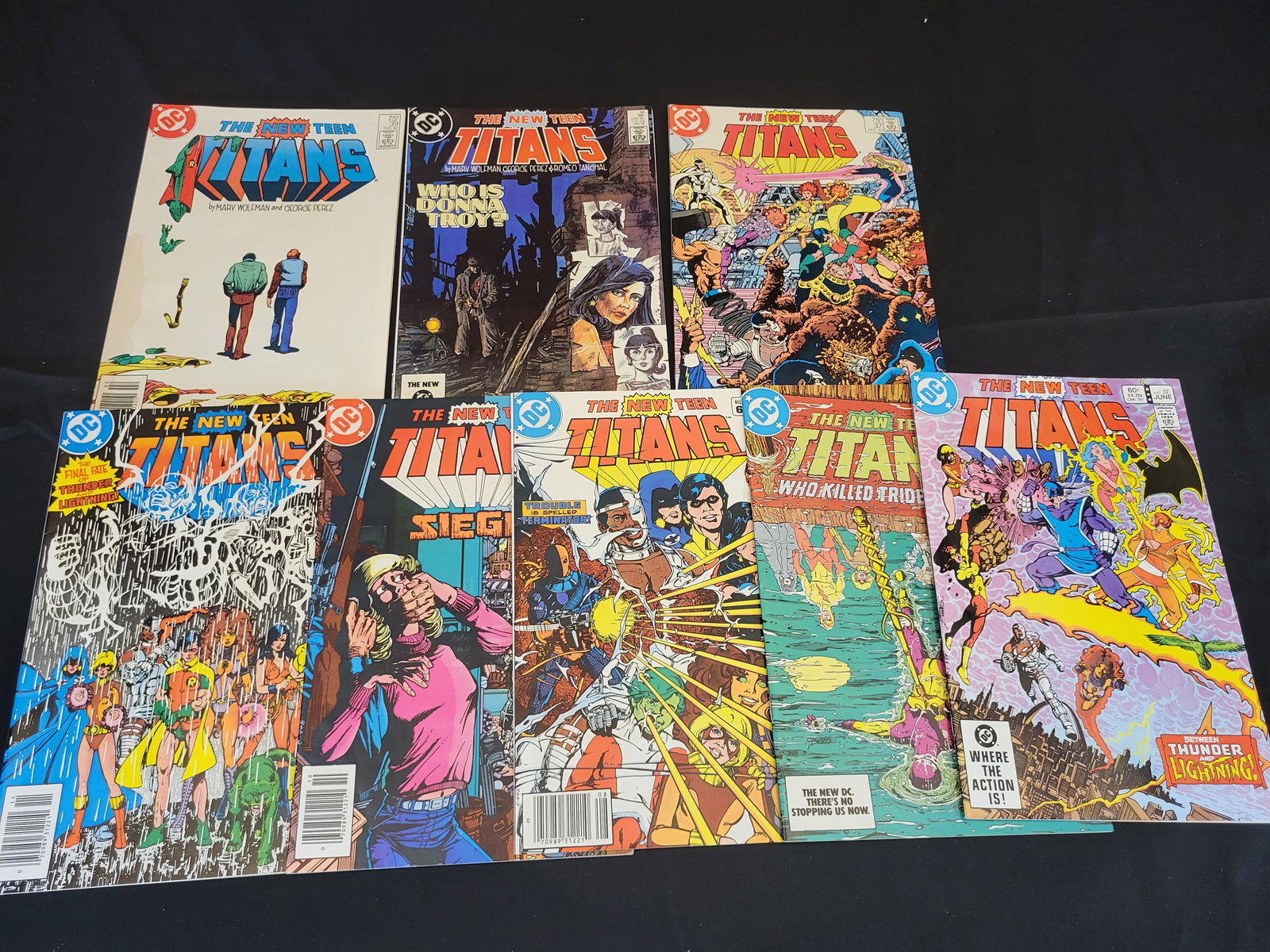 A Collection of DC Comics The New Teen Titans Bronze Age Comic Books (1 of 2)