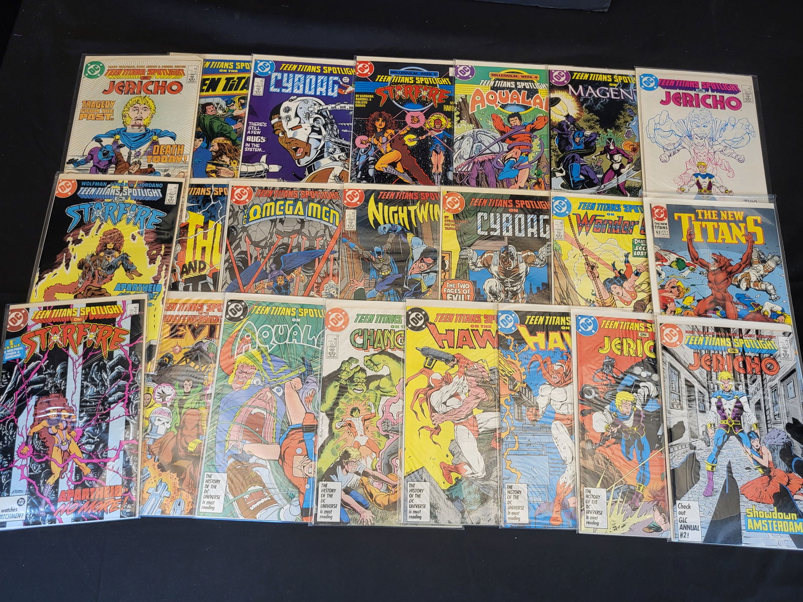 A Collection of DC Comics Teen Titans Spotlight Comic Books (1 of 6)