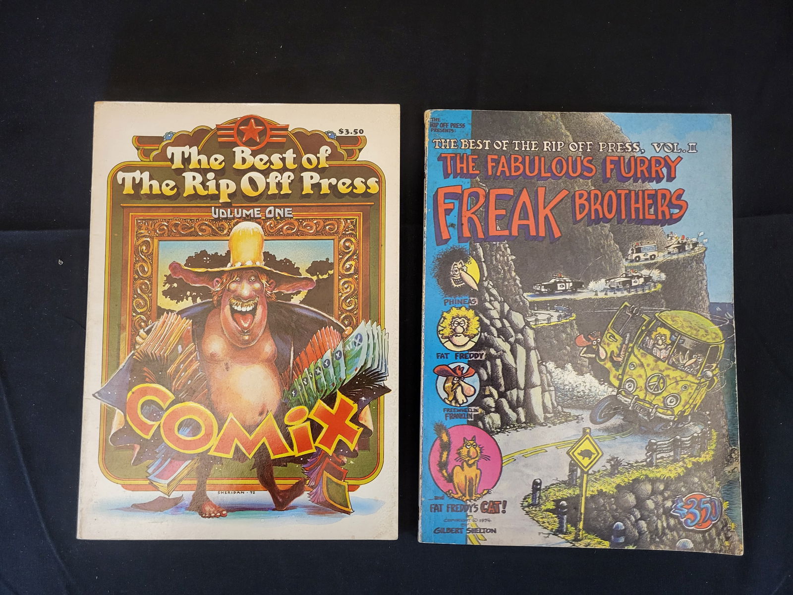 Two Rip Off Press Underground Comix Anthologies, The Best of The Rip Off Press Volumes One and Two (1 of 2)