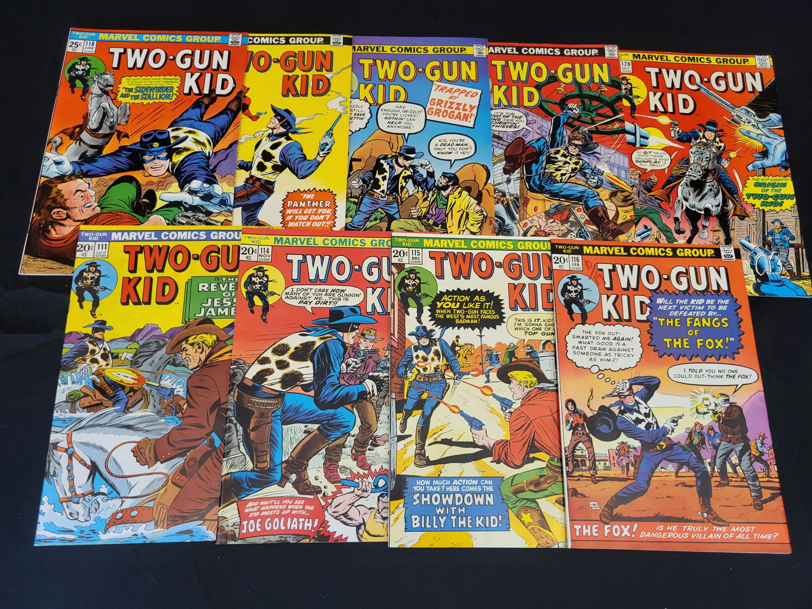 A Collection of Marvel Comics Two-Gun Kid Comic Books (1 of 2)