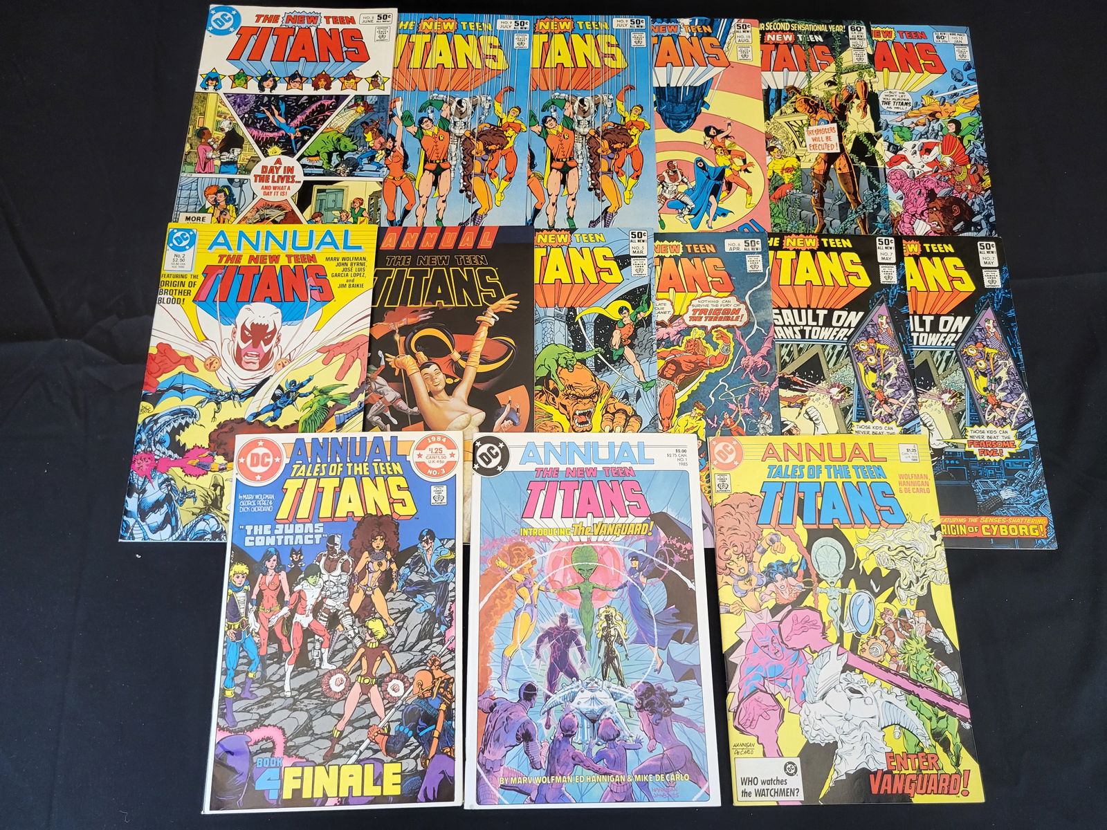 A Collection of DC Comics The New Teen Titans and Tales of the Teen Titans Comic Books and Annuals (1 of 1)