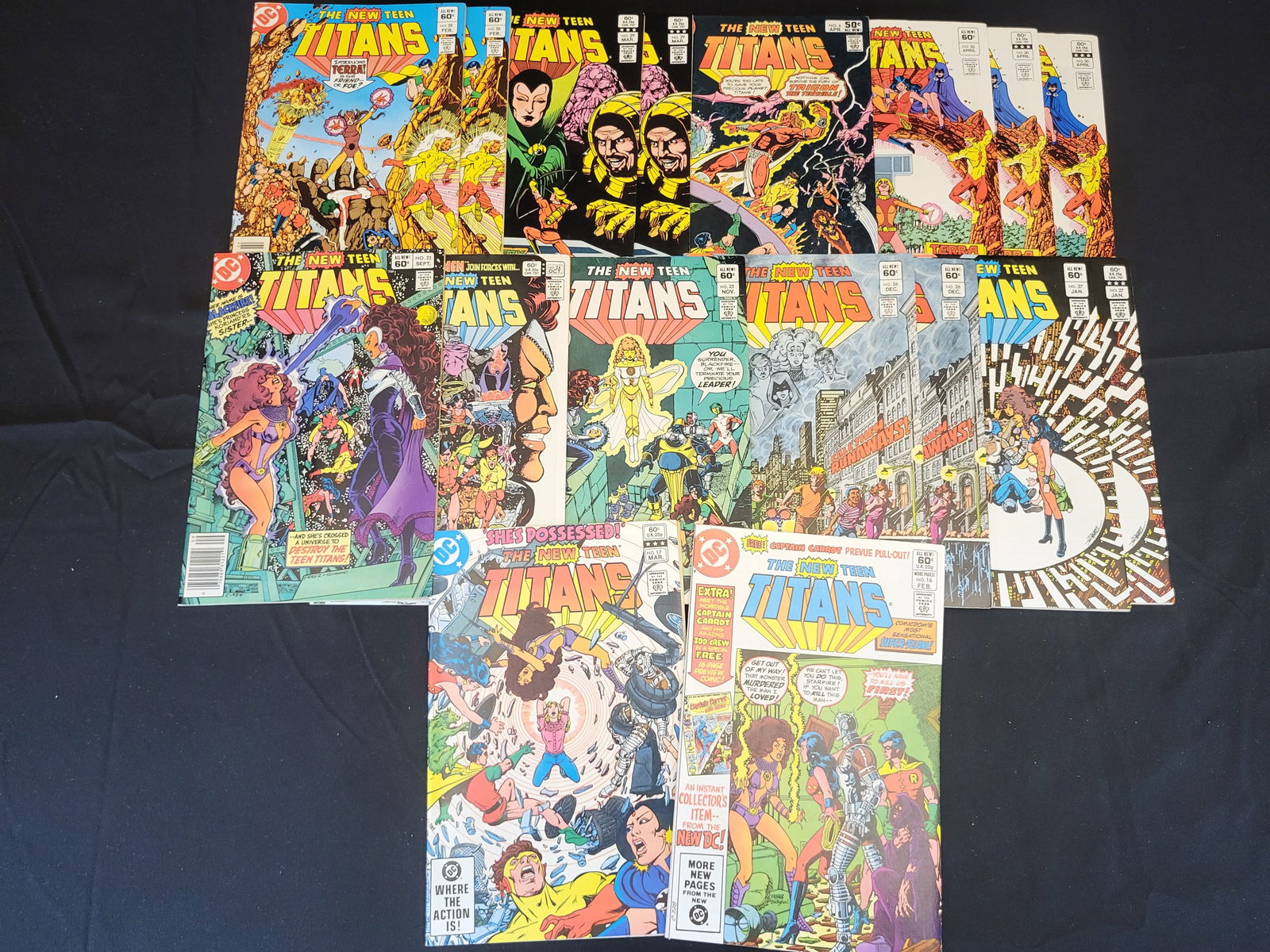 A Collection of The New Teen Titans 1st Series DC Comic Books (1 of 1)