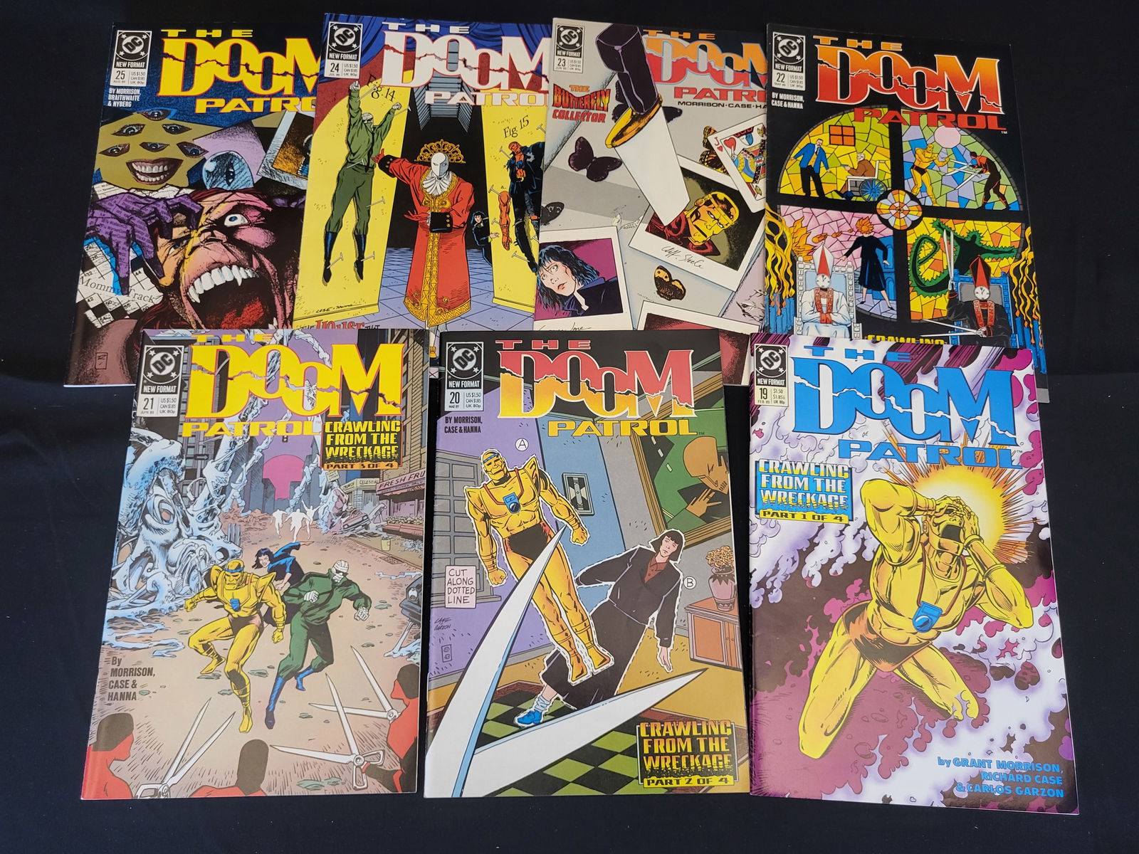 A Group of DC Comics The Doom Patrol Issues 19 through 25 Grant Morrison Run (1 of 2)