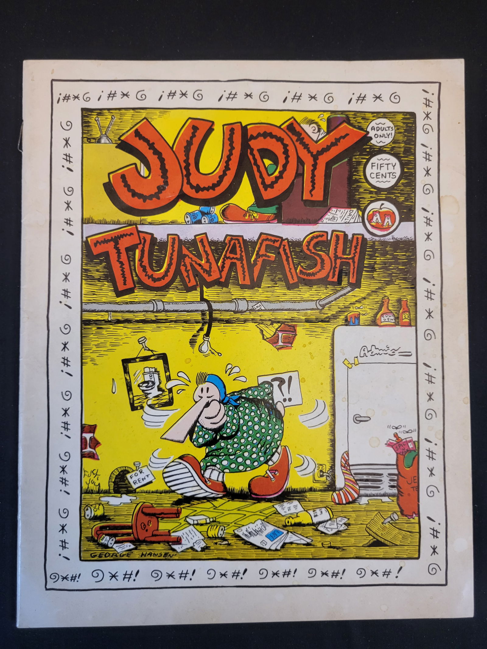 Judy Tunafish No. 1 Underground Comic by George Hansen: BID PER WHAT YOU SEE IN THE PHOTO, NOT THE AI GENERATED TITLES AND DESCRIPTIONS! This first printing of the underground comic book titled Judy Tunafish features the illustrations of artist George Hans