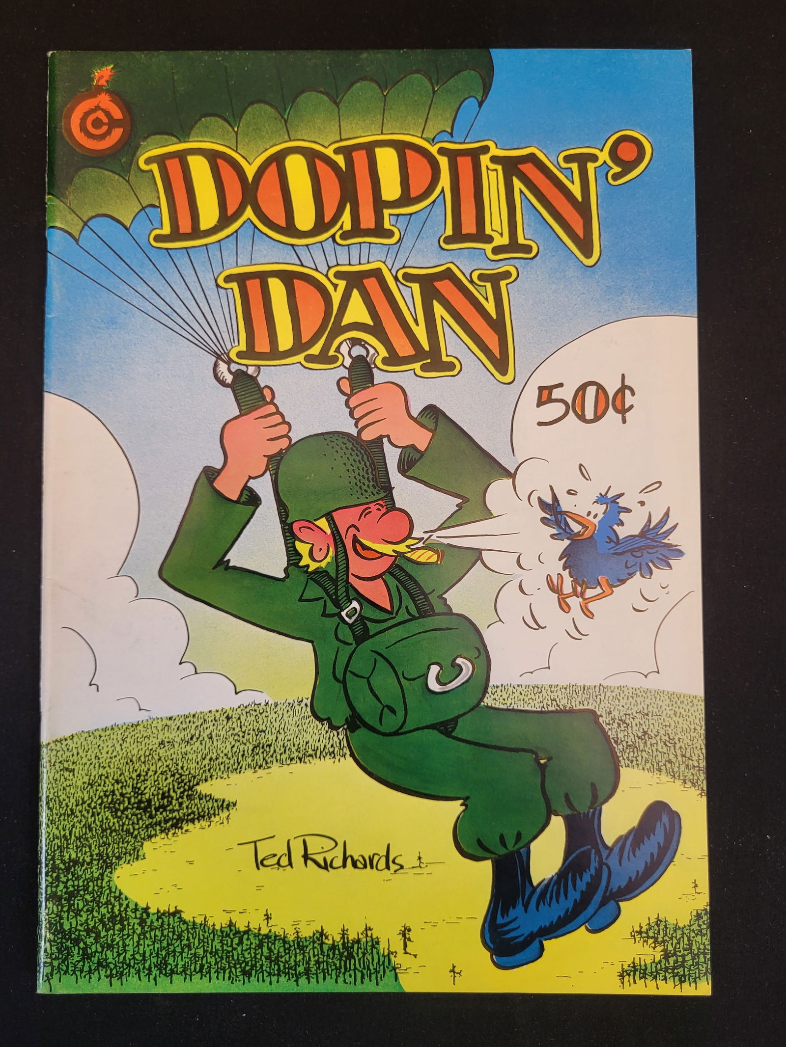 Dopin' Dan No. 2 1973 1st Print Underground Comic by Ted Richards (1 of 2)