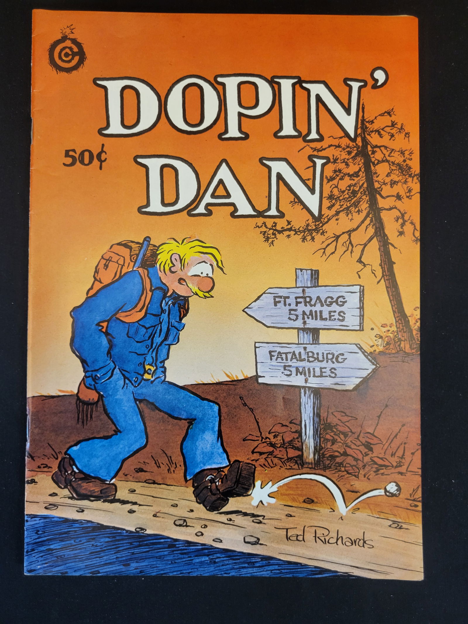 Dopin Dan No. 3 Underground Comic by Ted Richards, Last Gasp 1973 (1 of 1)