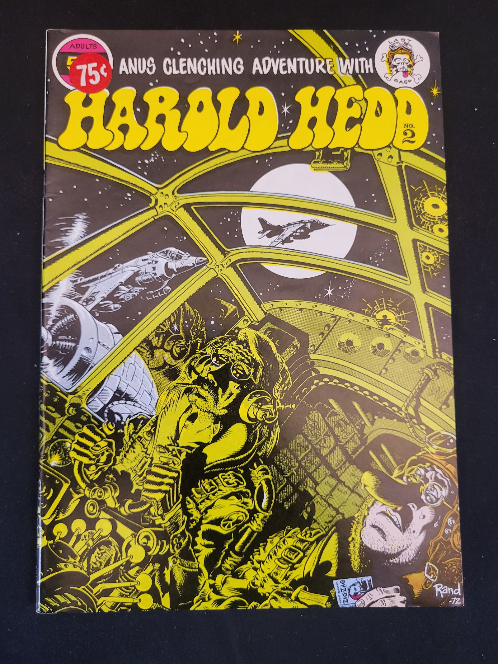 Harold Hedd #2 Anus Clenching Adventure with Harold Hedd by Rand Holmes Last Gasp Eco-Funnies 1972 (1 of 2)