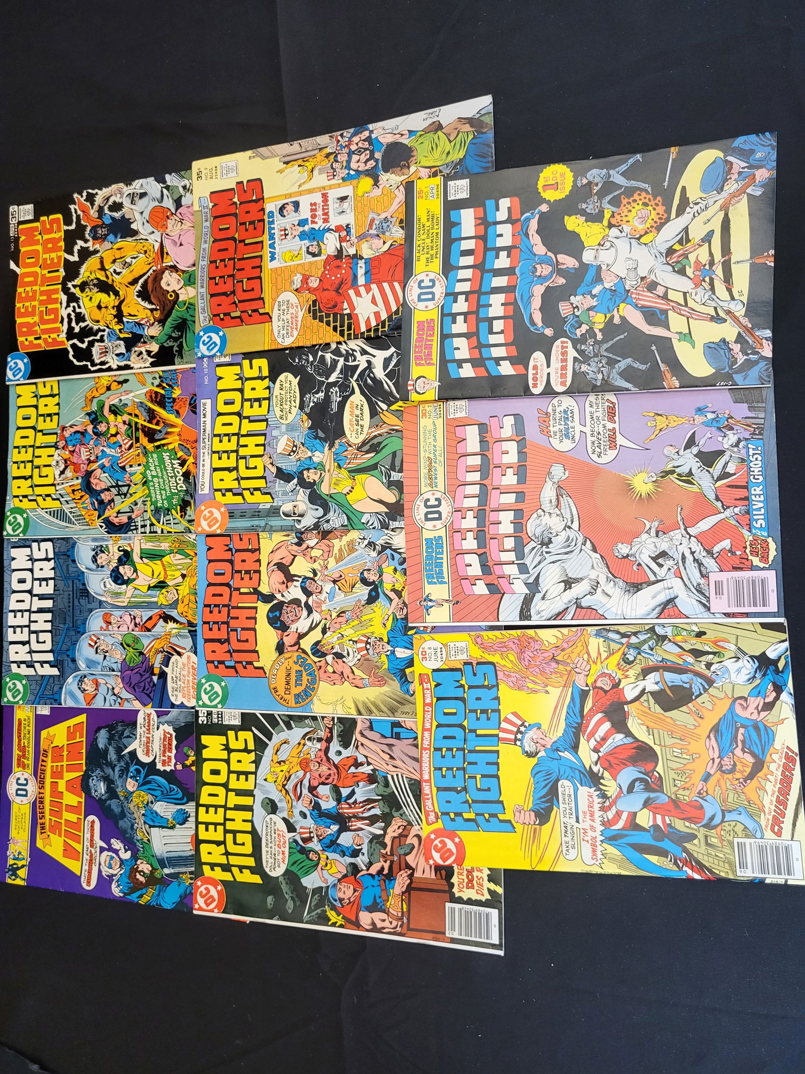 A Collection of DC Comics Freedom Fighters and The Secret Society of Super-Villains Bronze Age Comic (1 of 1)