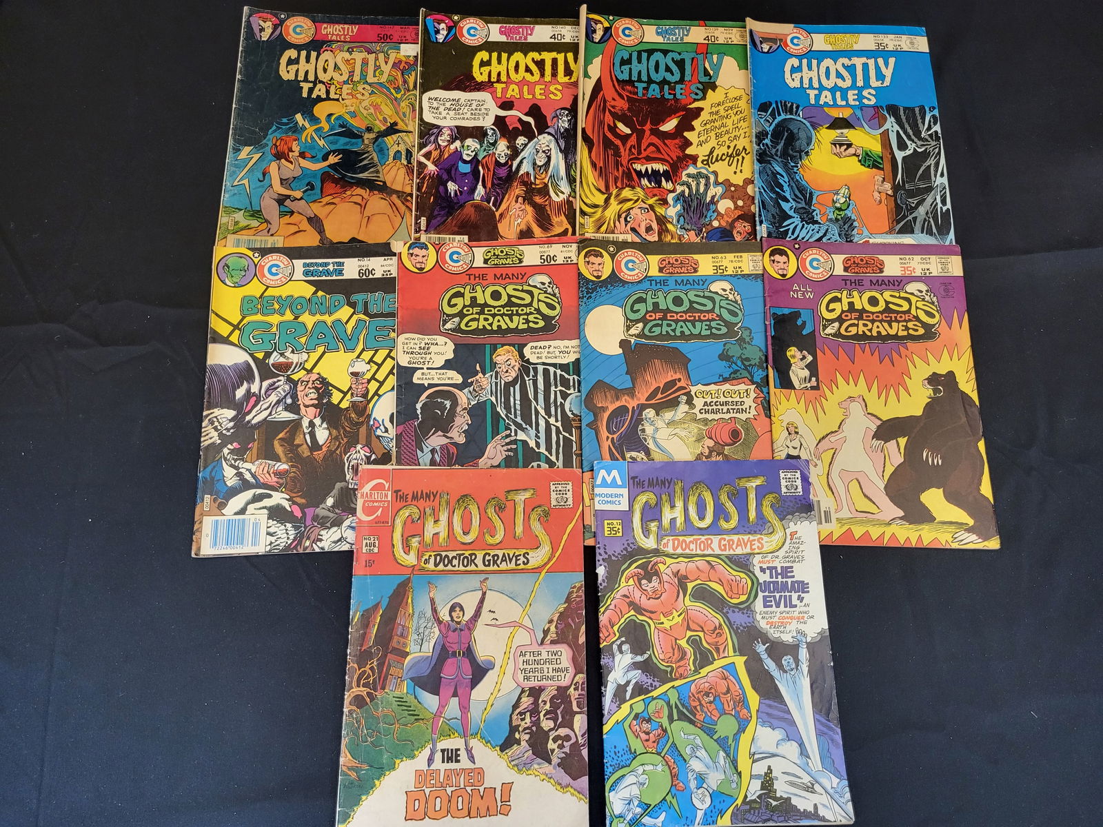 A Collection of Charlton Comics Horror Titles Including The Many Ghosts of Doctor Graves and Ghostly (1 of 2)