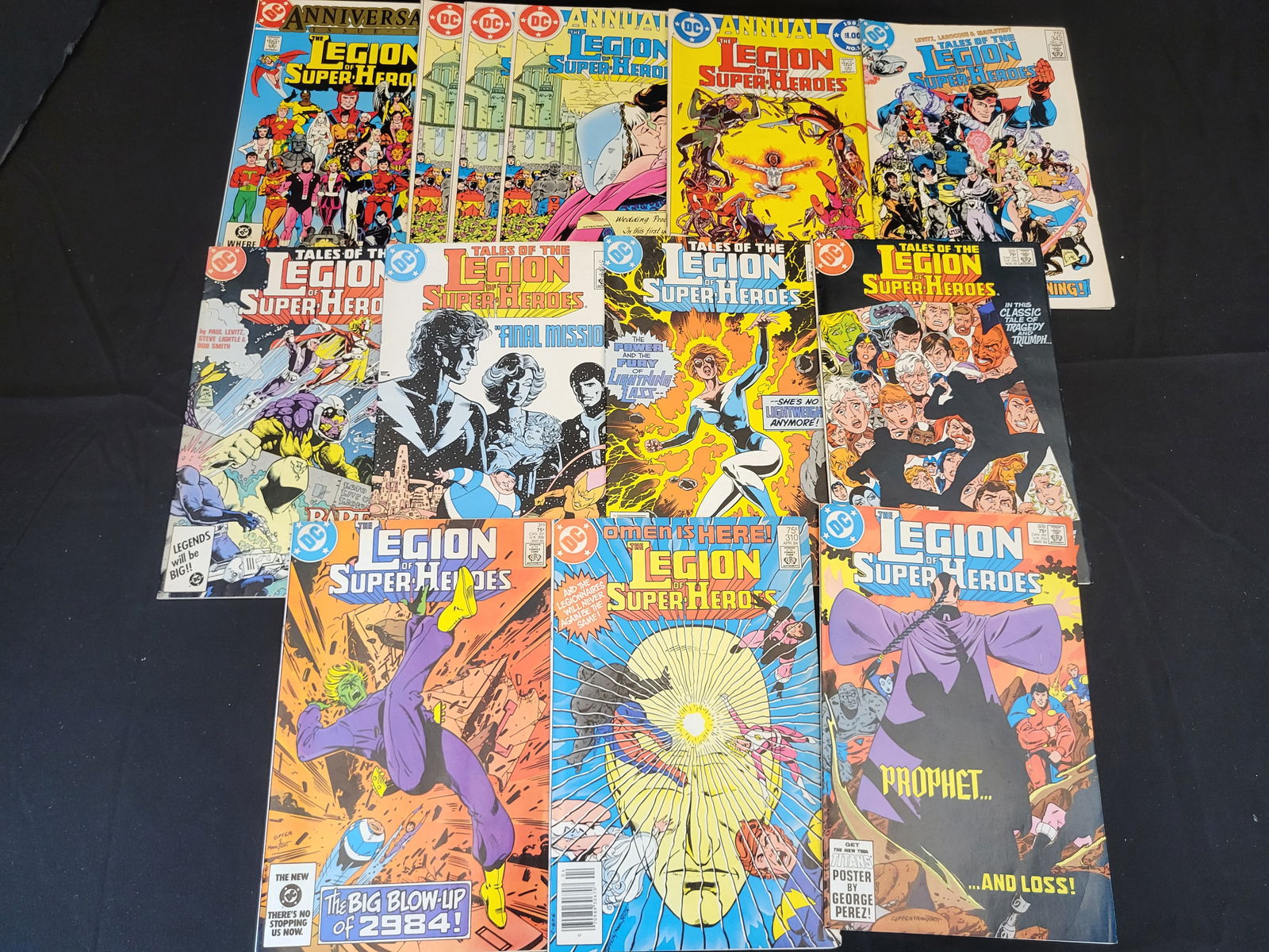 A Collection of DC Comics Legion of Super-Heroes and Tales of the Legion of Super-Heroes Comic Books (1 of 3)