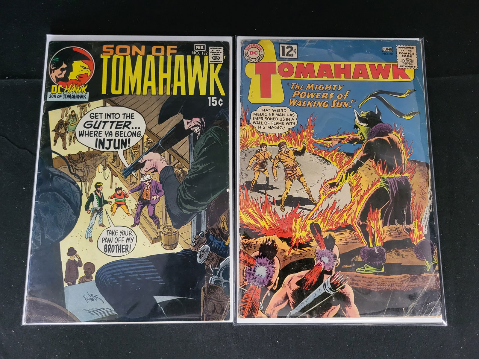 A Pair of DC Comics Tomahawk No. 80 and Son of Tomahawk No. 132 (1 of 3)