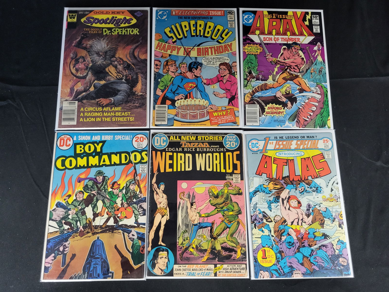 A Group of DC and Gold Key Bronze Age Comic Books Including Weird Worlds #1 and 1st Issue Special #1 (1 of 1)