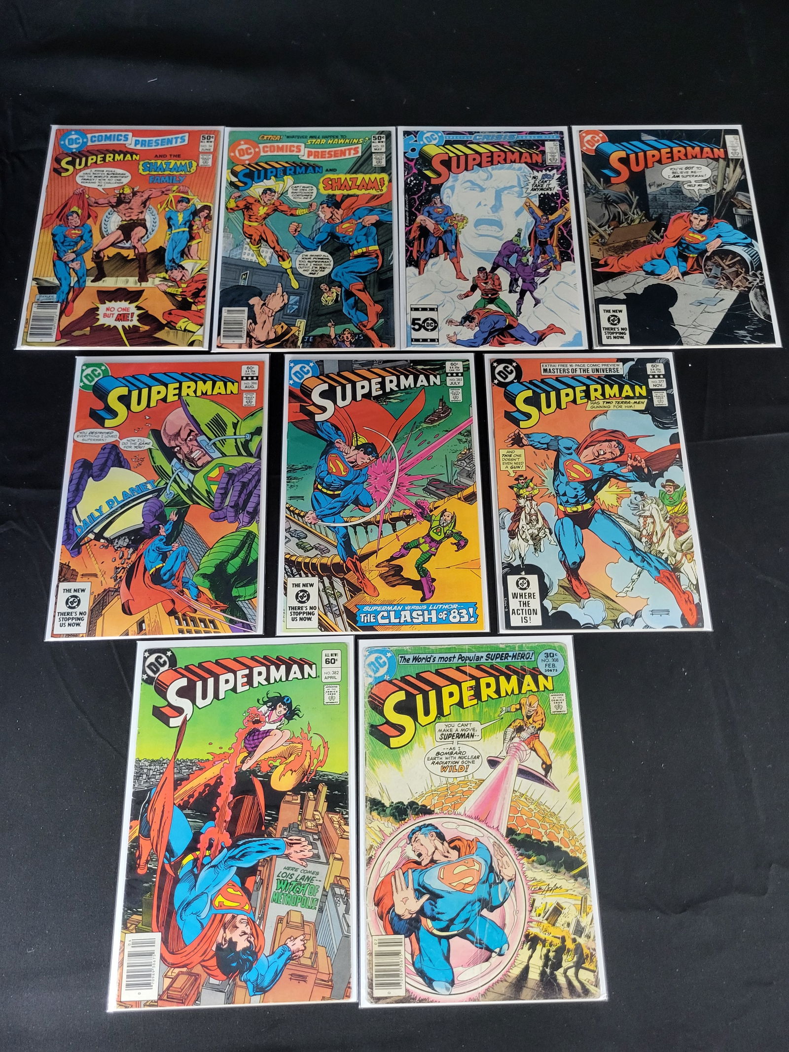 A Collection of Vintage DC Superman and DC Comics Presents Comic Books (1 of 4)