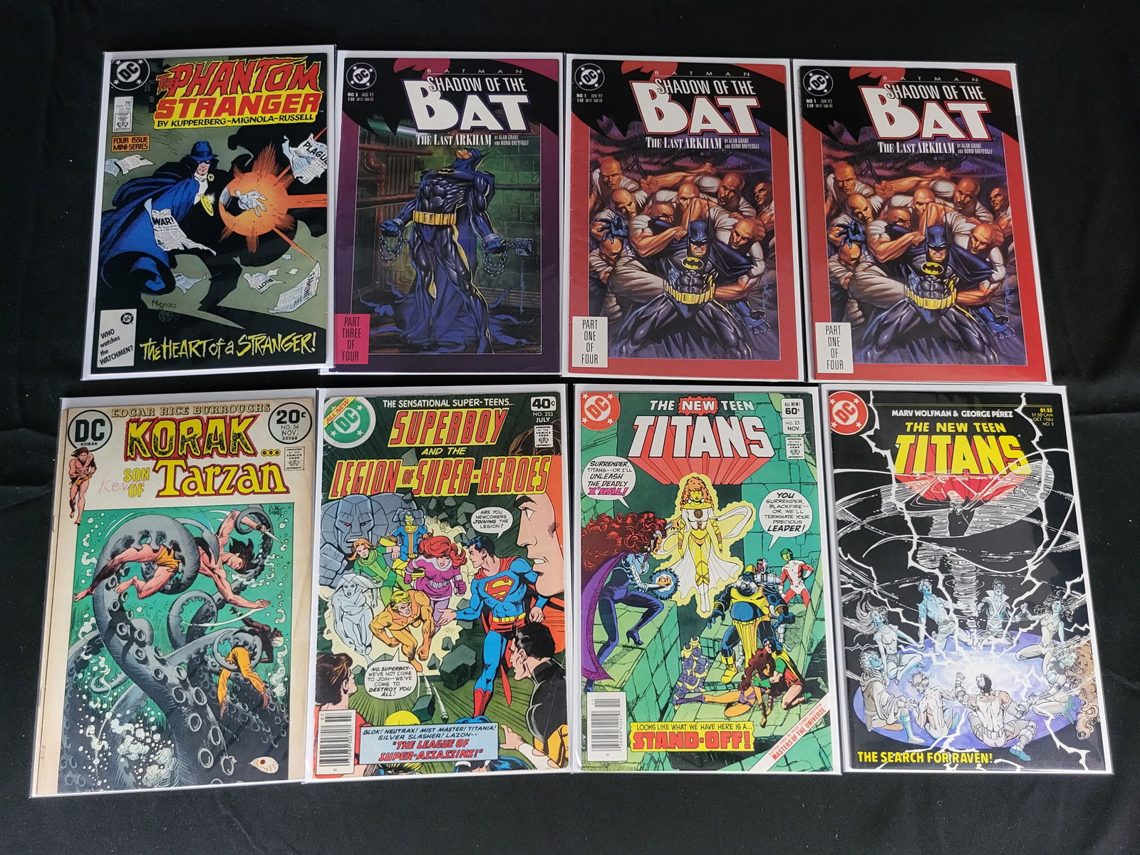 A Collection of DC Comic Books Including Batman: Shadow of the Bat and The New Teen Titans (1 of 2)