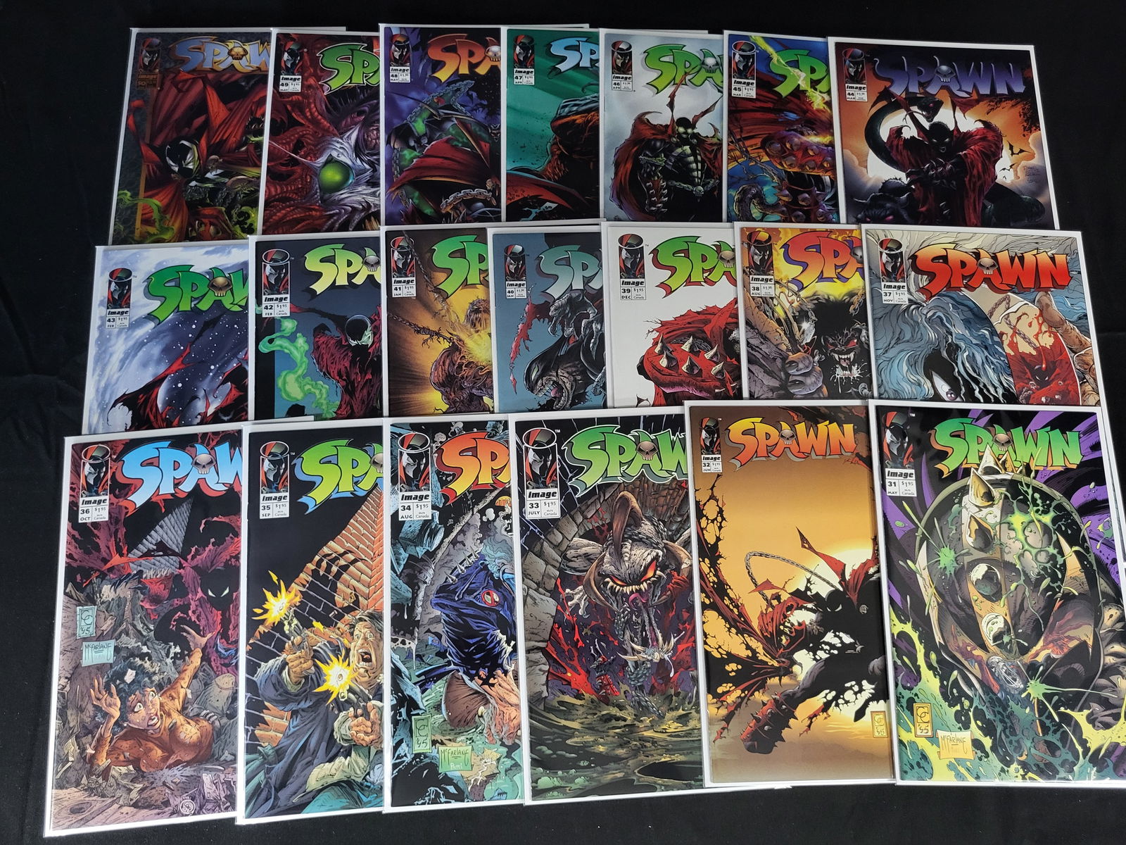 A Collection of Image Comics Spawn Comic Books Issues 31-50 (1 of 2)