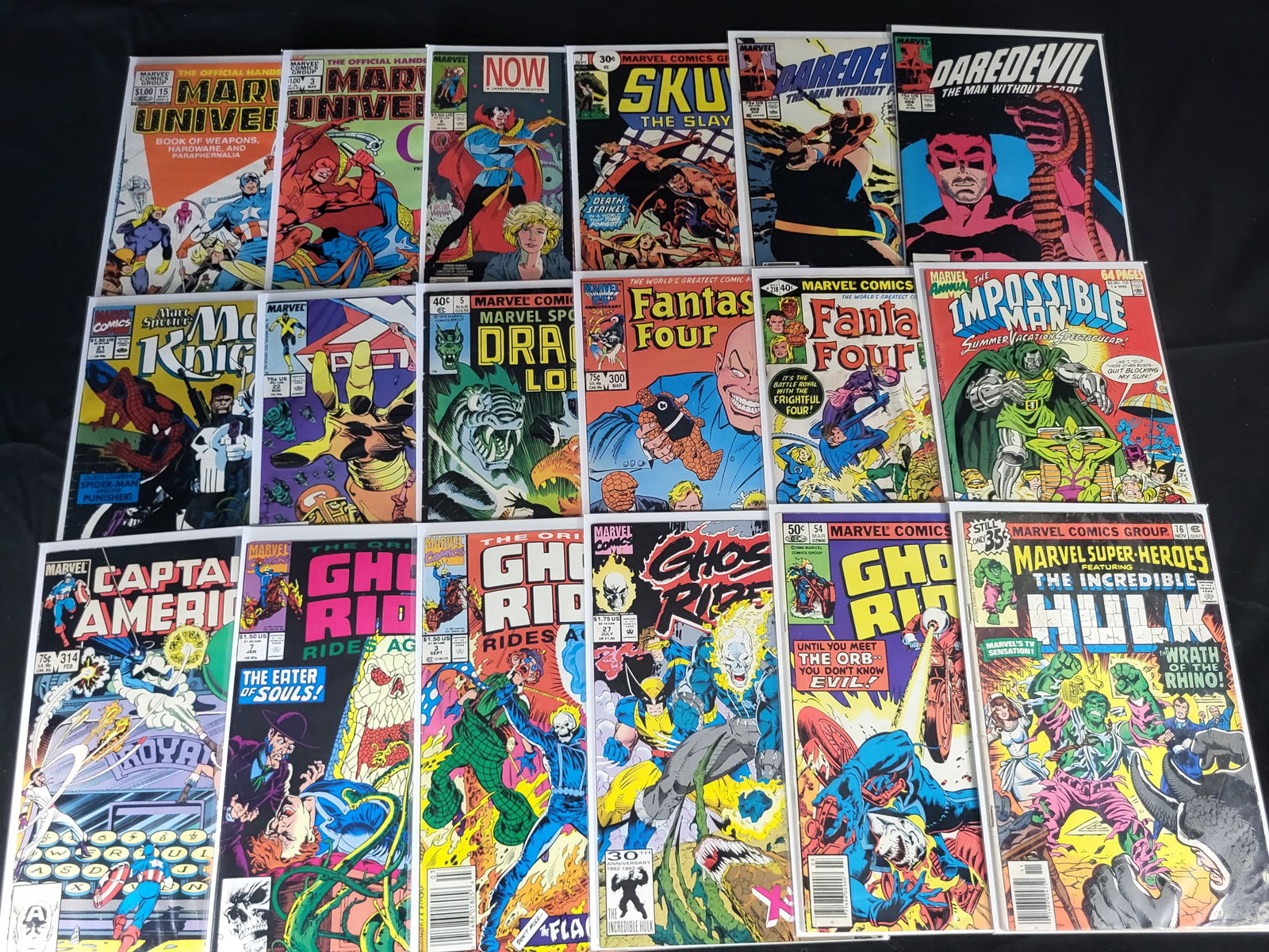 A Collection of Vintage Marvel Comic Books (1 of 1)