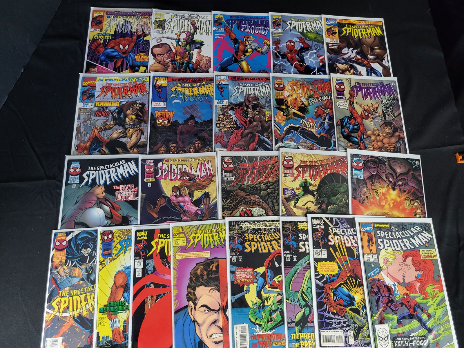 A Collection of Marvel The Spectacular Spider-Man Comic Books (1 of 4)