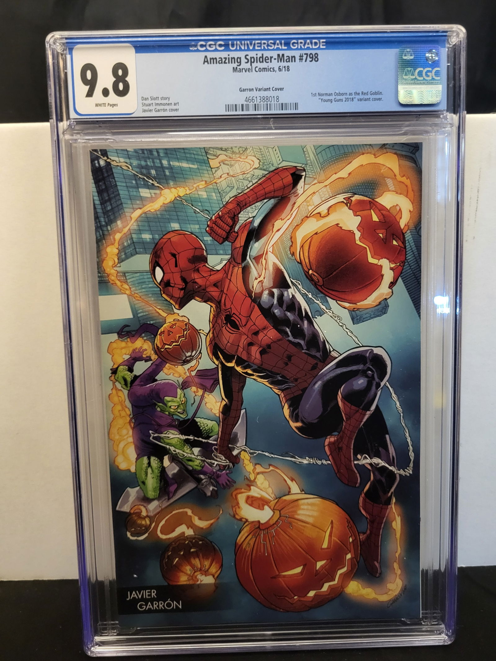 Amazing Spider-Man #798 Javier Garron Young Guns Variant CGC 9.8 (1 of 2)