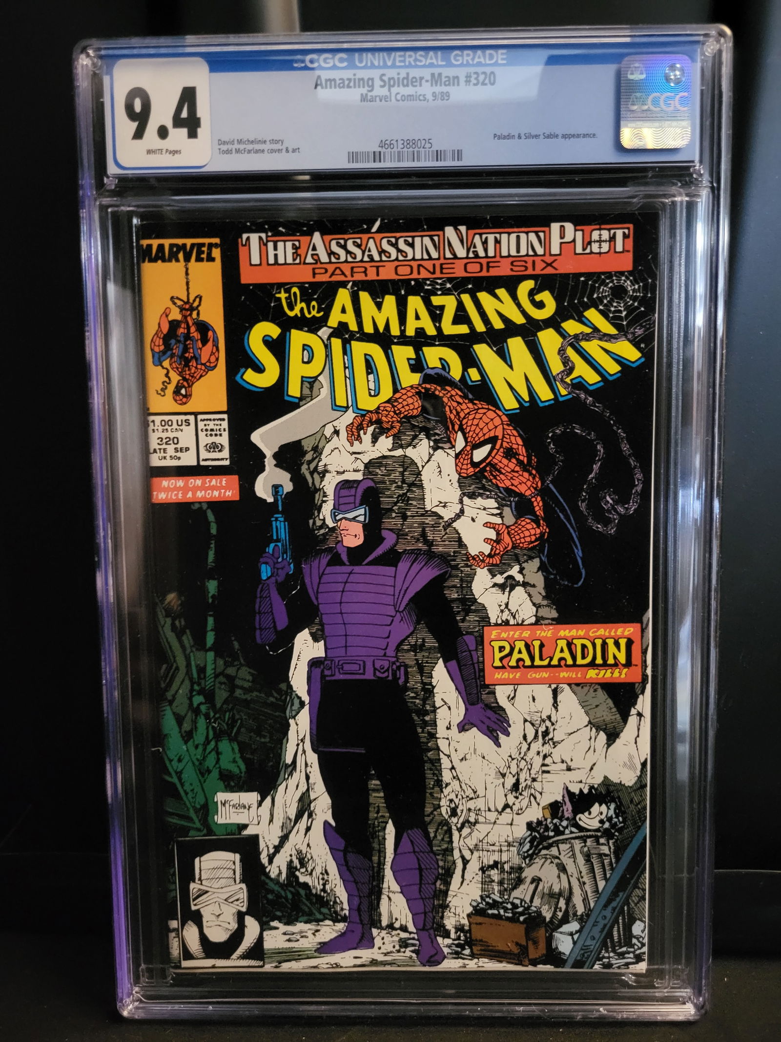 The Amazing Spider-Man #320 (Marvel Comics, 1989) CGC 9.4 White Pages (1 of 2)
