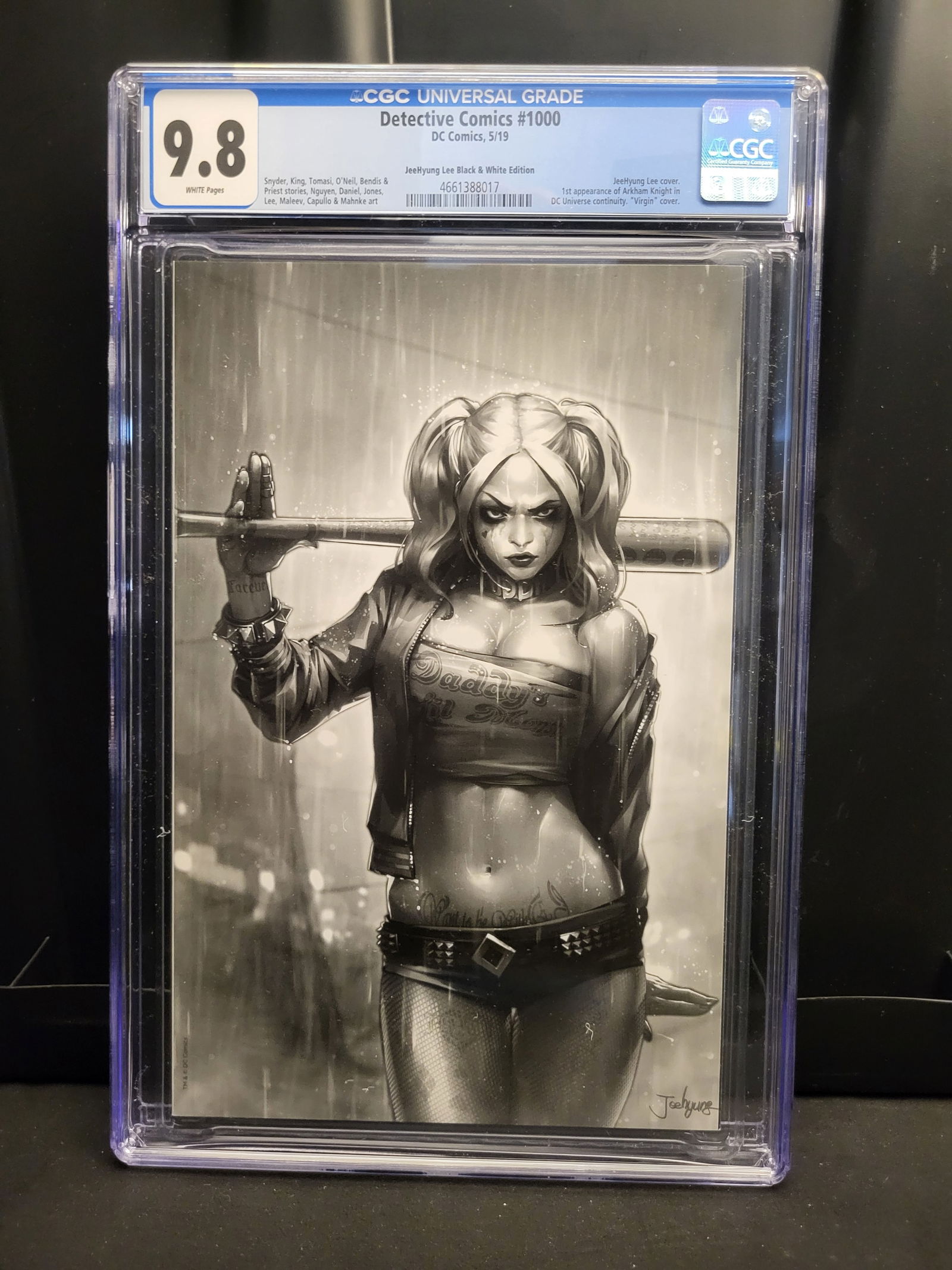 Detective Comics #1000 JeeHyung Lee Forbidden Planet Black and White Virgin Variant CGC 9.8 (1 of 2)