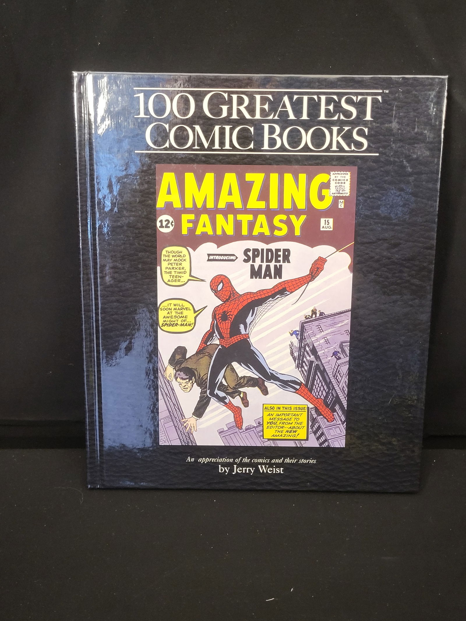 100 Greatest Comic Books by Jerry Weist Hardcover: BID PER WHAT YOU SEE IN THE PHOTO, NOT THE AI GENERATED TITLES AND DESCRIPTIONS! A hardcover reference volume titled 100 Greatest Comic Books, authored by Jerry Weist and published by Whitman Publishi