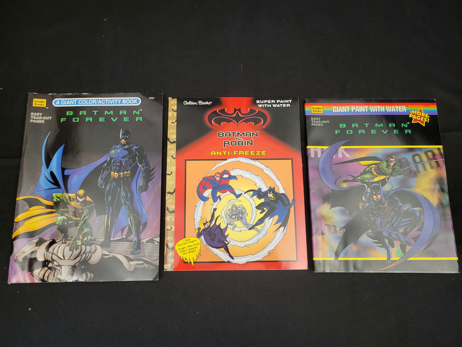 Three Golden Books DC Comics Batman Activity and Paint with Water Books (1 of 4)