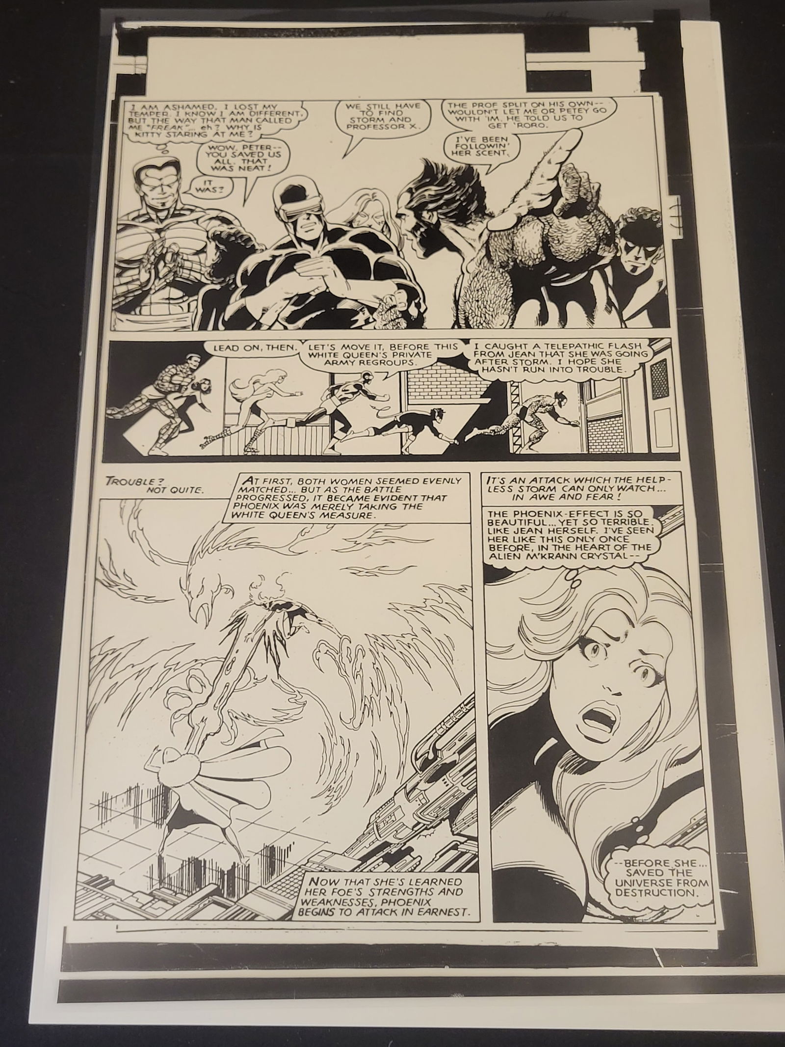 The Uncanny X-Men Issue 131 Page 22 Production Photostat after John Byrne and Terry Austin (1 of 2)