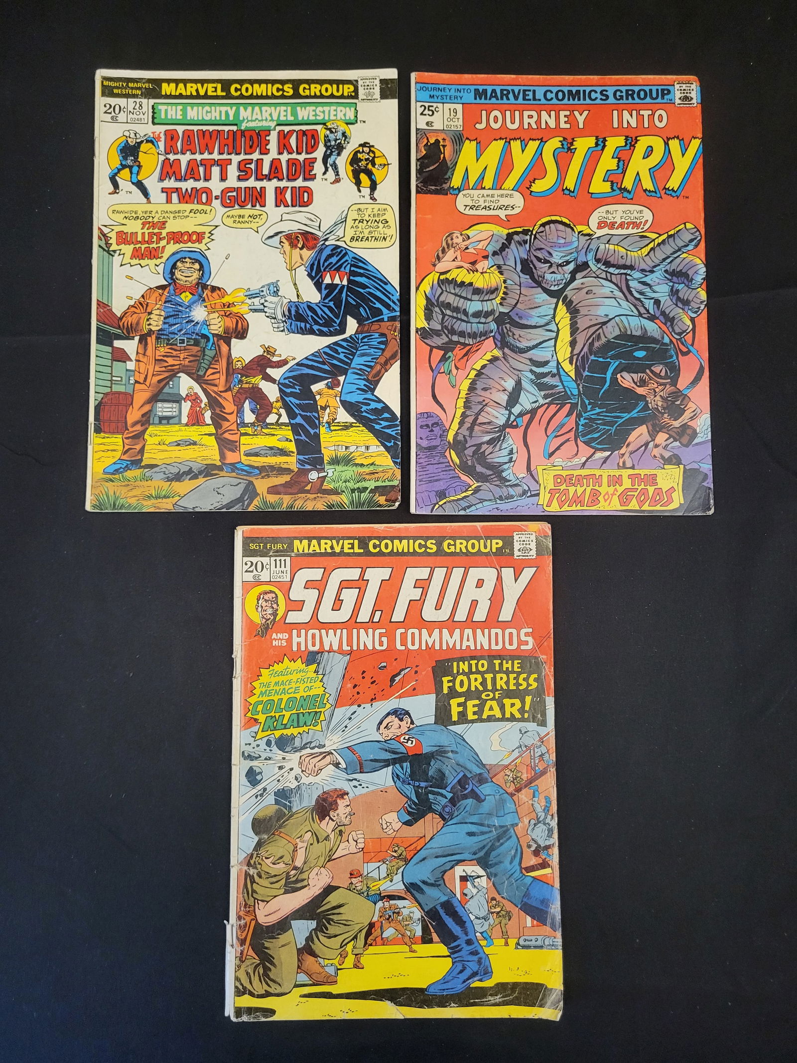 A Trio of Marvel Comics Group Comic Books (1 of 5)