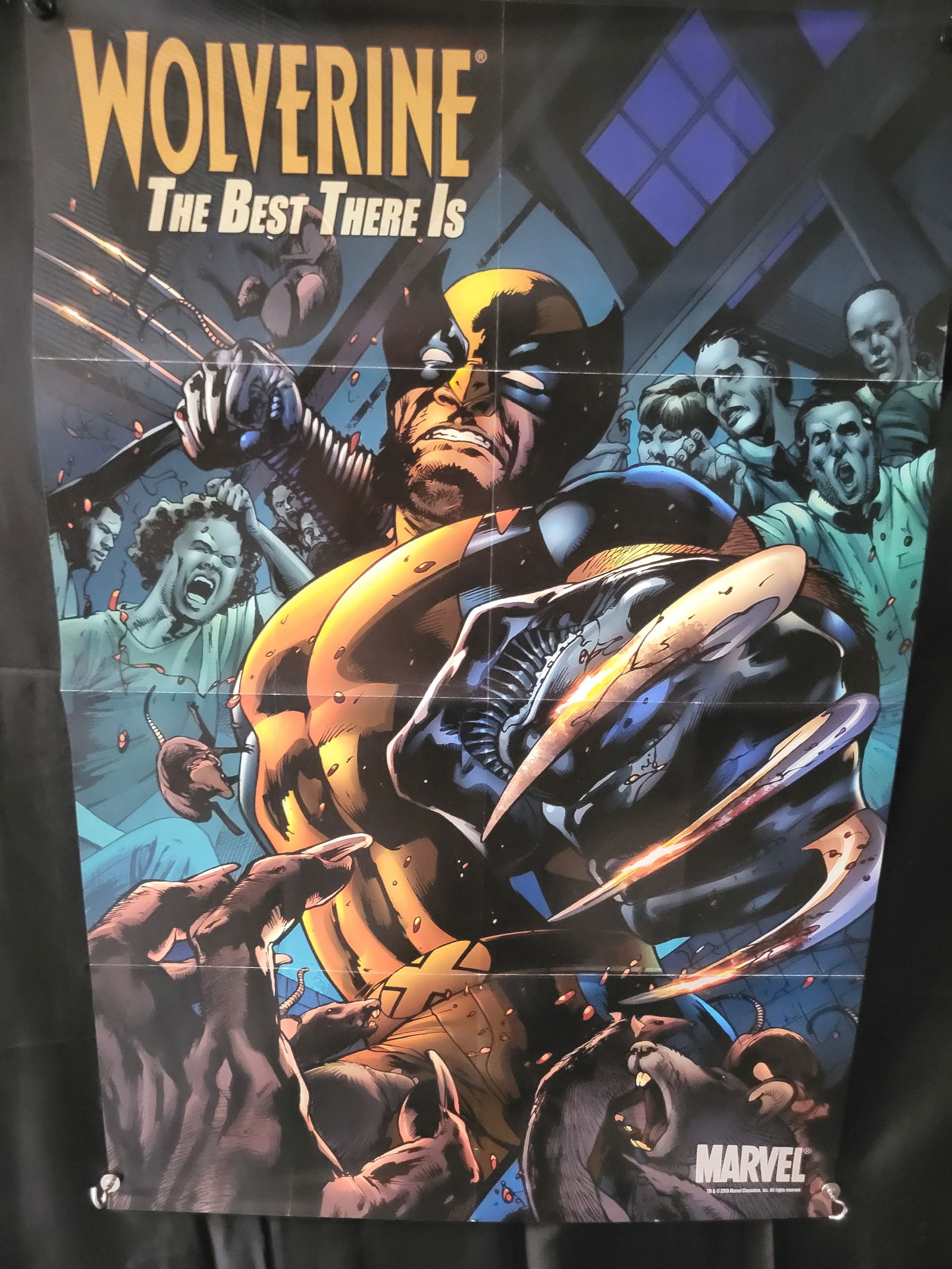 Marvel Comics Wolverine The Best There Is Promotional Poster by Bryan Hitch, 2010 (1 of 3)
