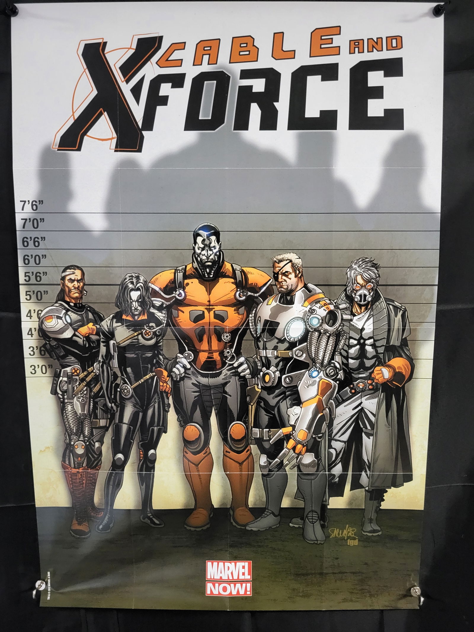 2012 Marvel Comics Cable and X-Force Store Promotion Poster (1 of 3)