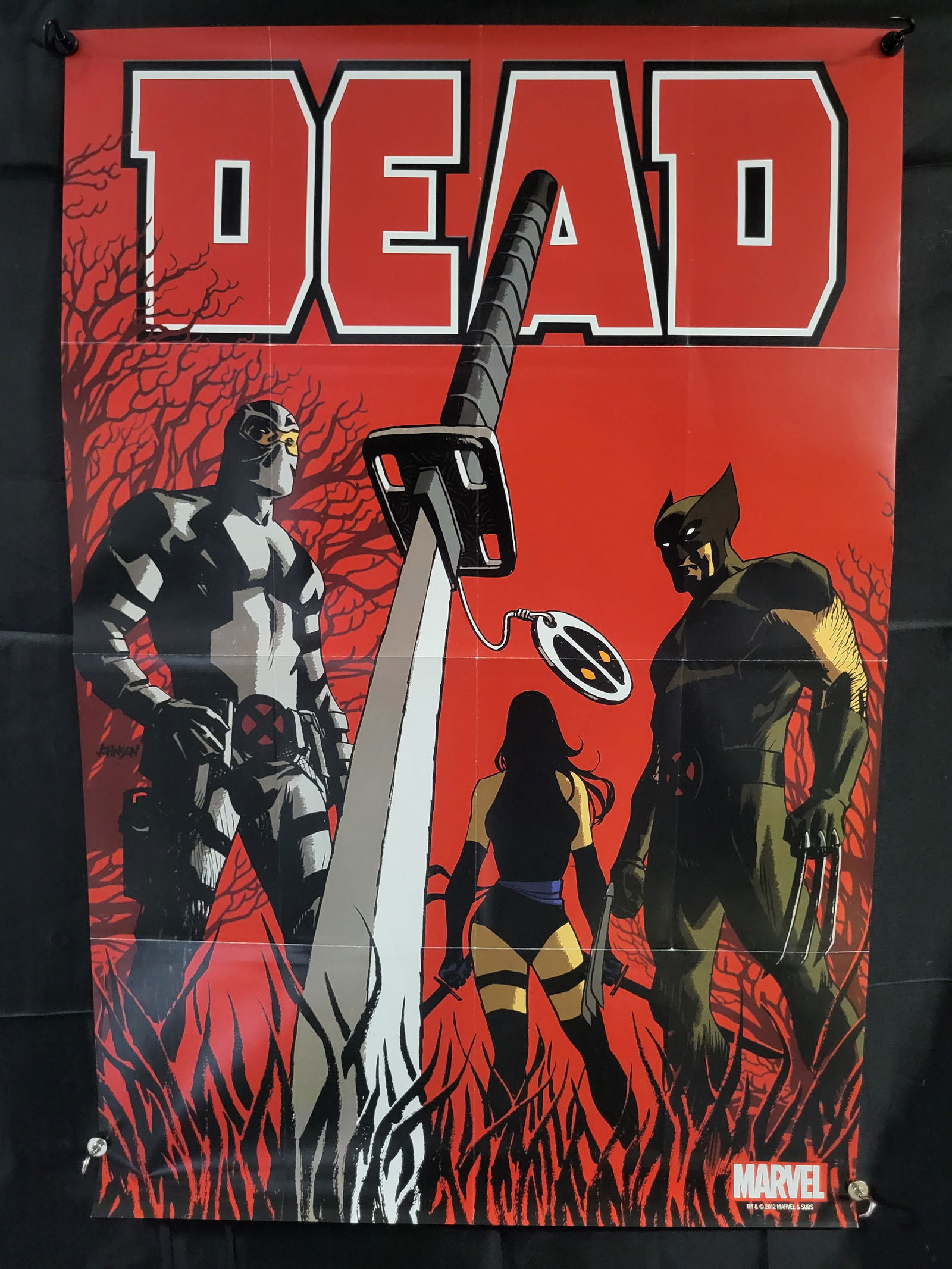 Deadpool #50 Original Marvel Promo Poster Johnson Art 2012 (1 of 3)