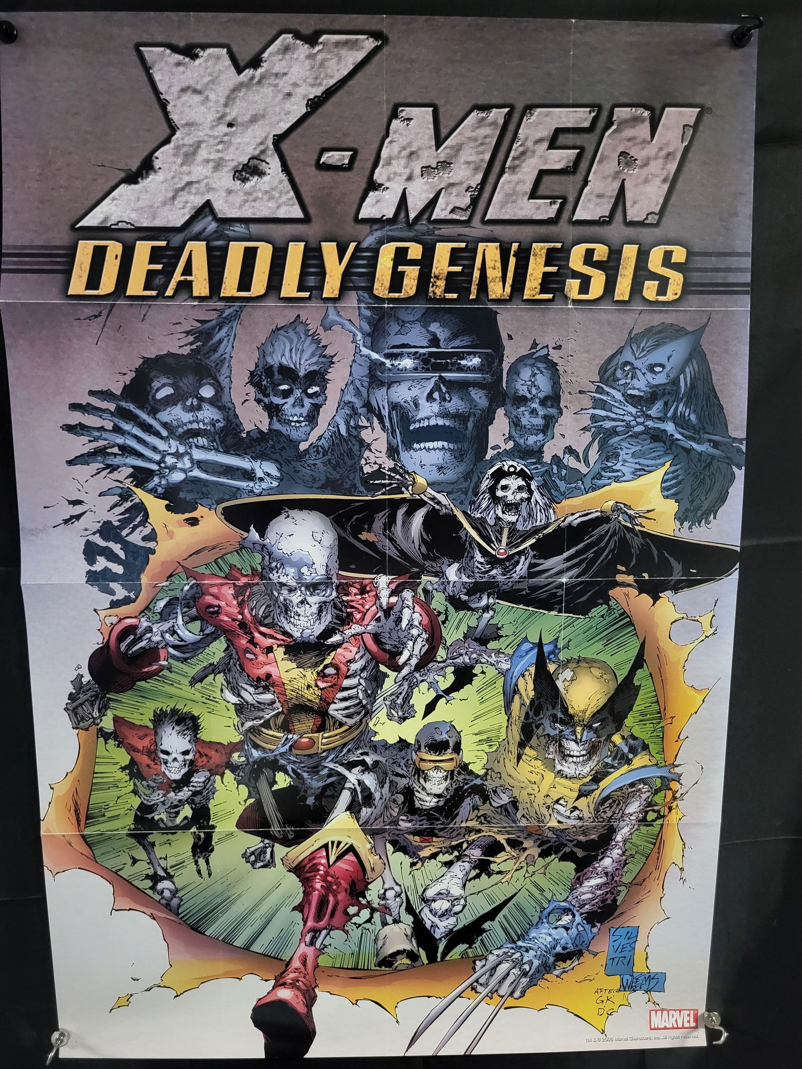 Marvel Comics X-Men Deadly Genesis Promotional Poster 2005 (1 of 3)