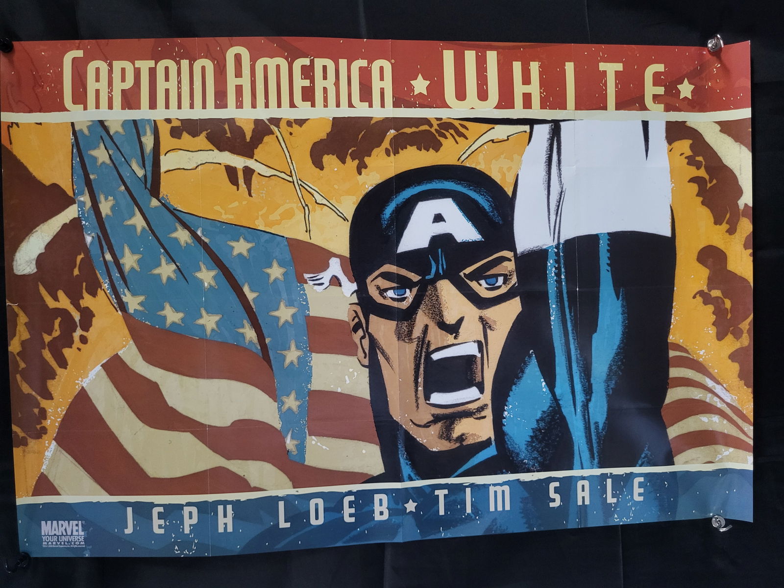 Marvel Comics Captain America: White Promotional Poster by Tim Sale (1 of 2)