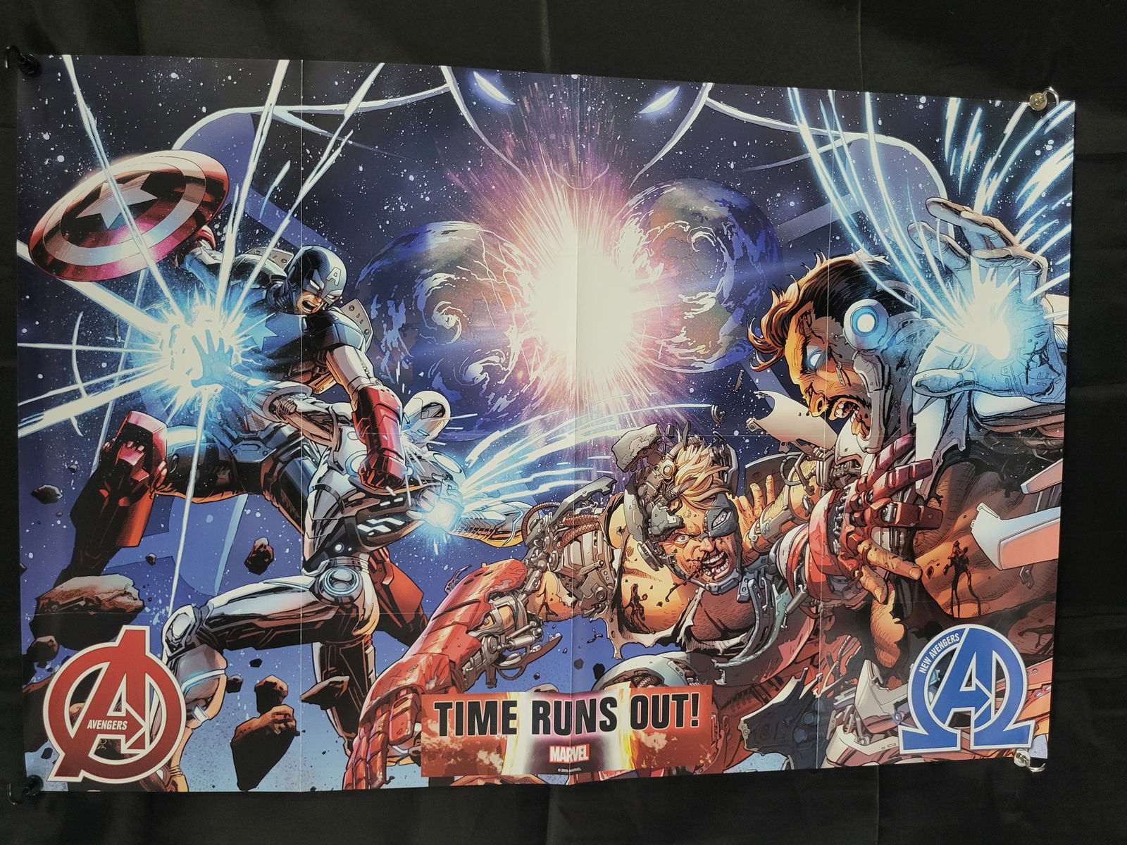 Marvel Comics Avengers Time Runs Out Promotional Poster by Jim Cheung, 2014 (1 of 2)