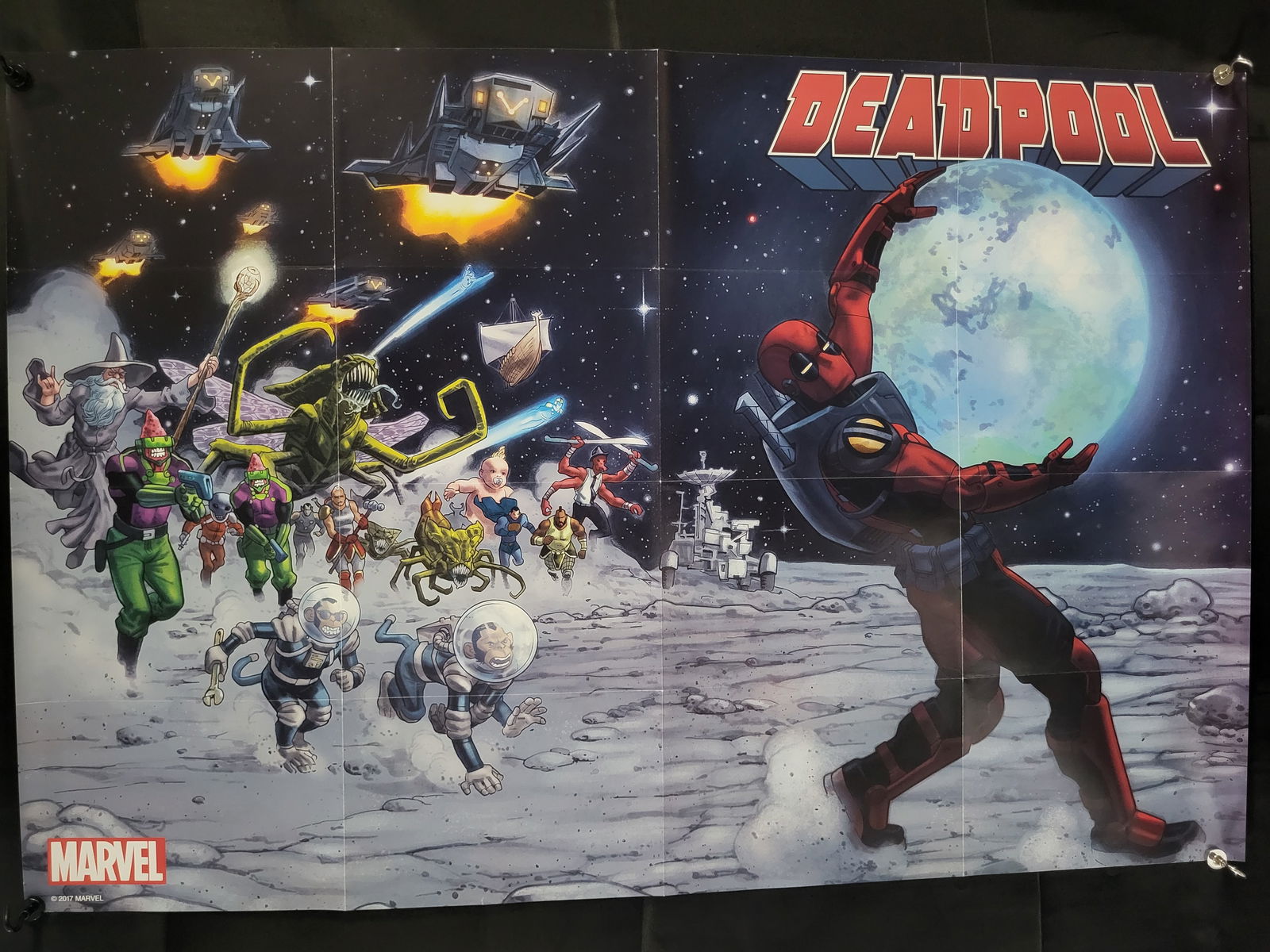 Marvel Deadpool #30 Nathaniel Hawthorne Promotional Poster, 2017 (1 of 2)