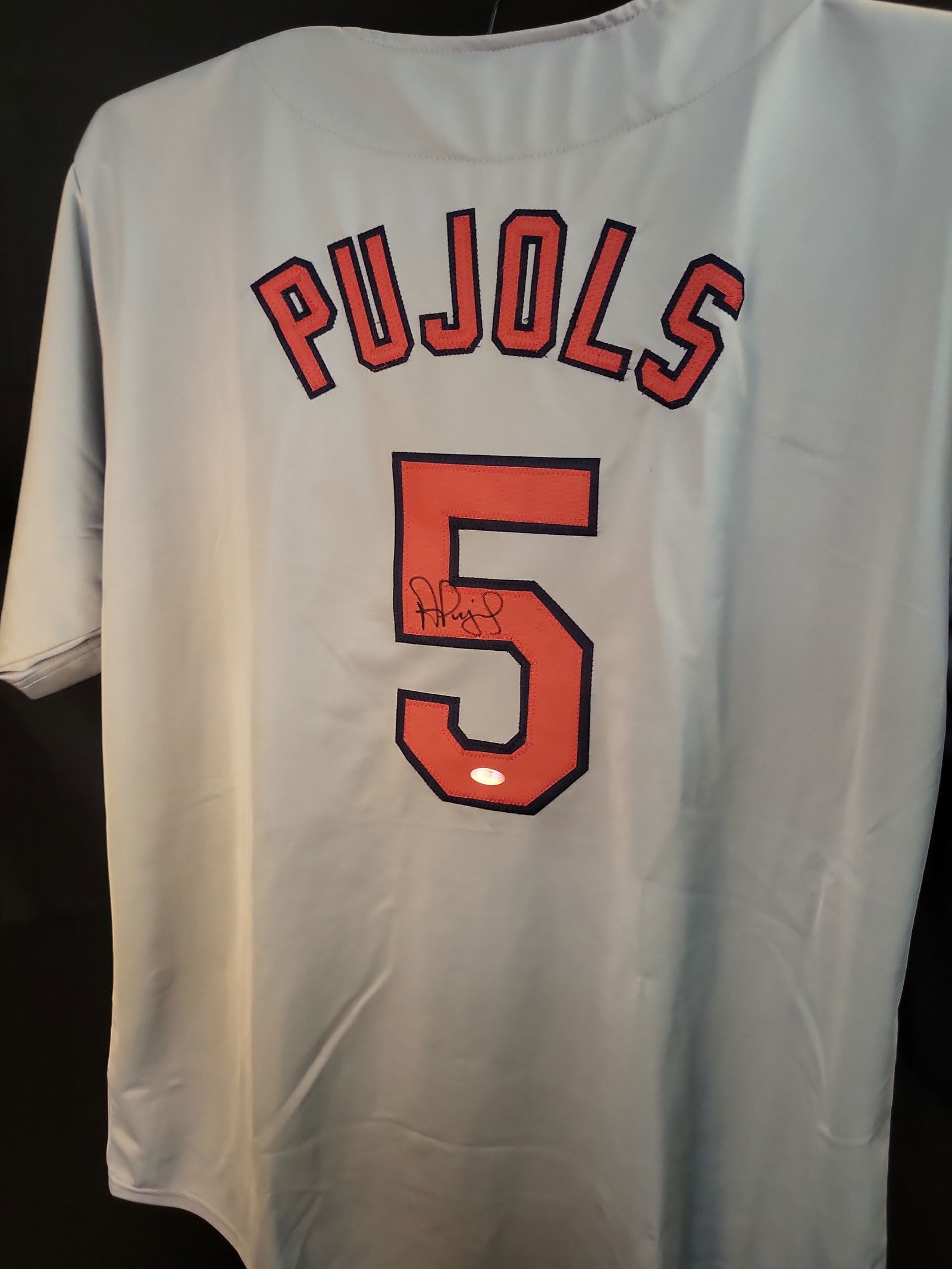 I01018 | Albert Pujols Signed St. Louis Cardinals Road Jersey, Steiner Sports Authenticated: BID PER WHAT YOU SEE IN THE PHOTO, NOT THE AI GENERATED TITLES AND DESCRIPTIONS! Albert Pujols Signed St. Louis Cardinals Road Jersey, Steiner Sports AuthenticatedThis professional auction lot feature