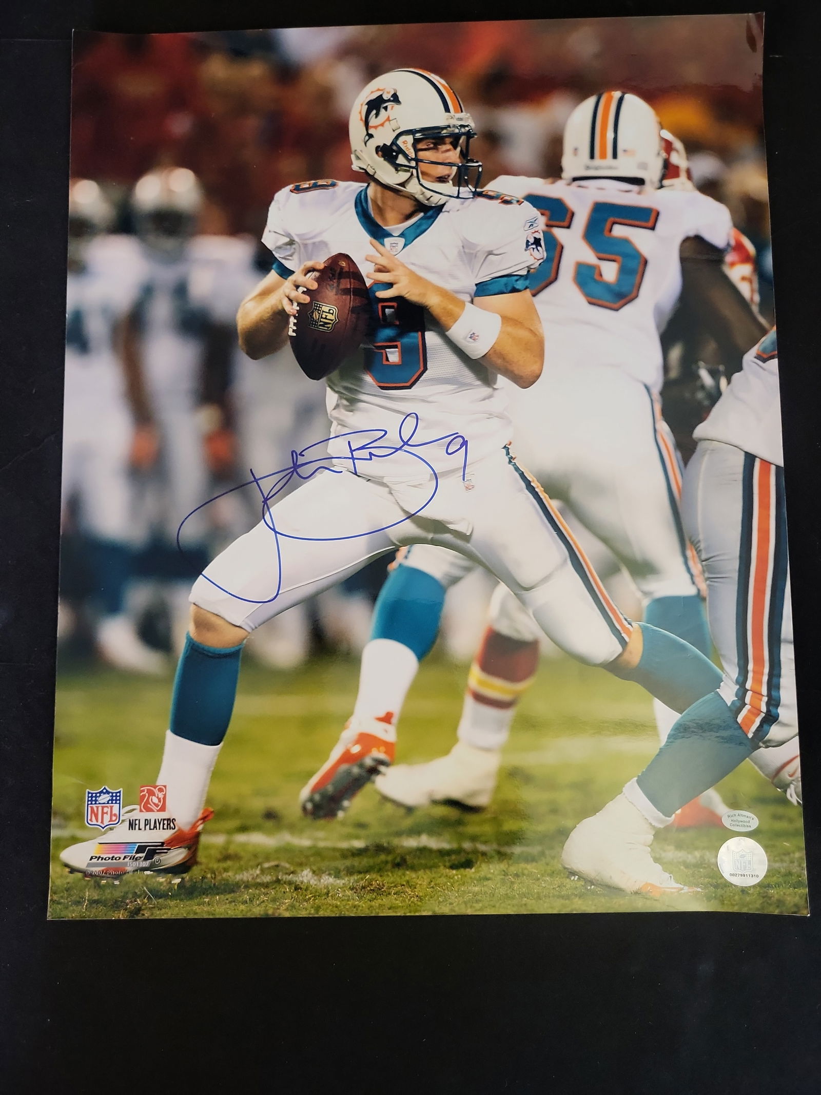 I00888 | Dan Marino Signed Miami Dolphins Action Photograph, Authenticated by Hollywood Collectibles (1 of 9)
