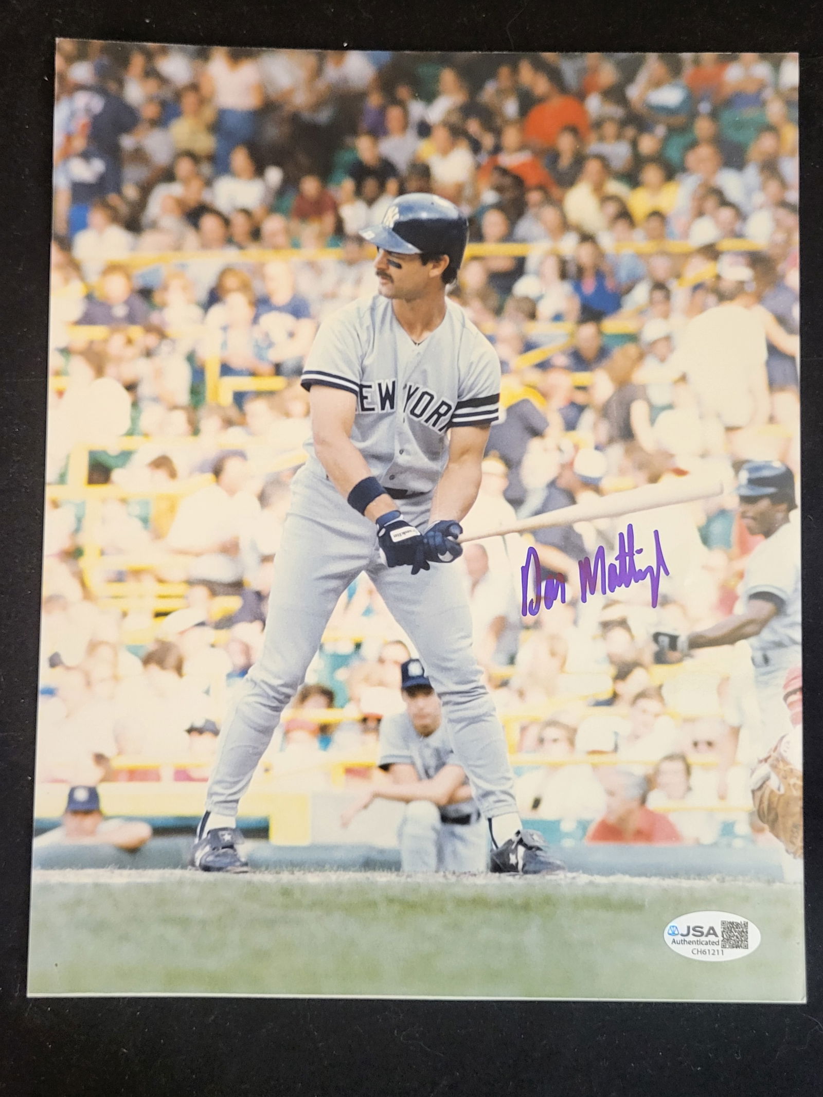 I00753 | Don Mattingly Signed New York Yankees Photograph with JSA Authentication (1 of 9)