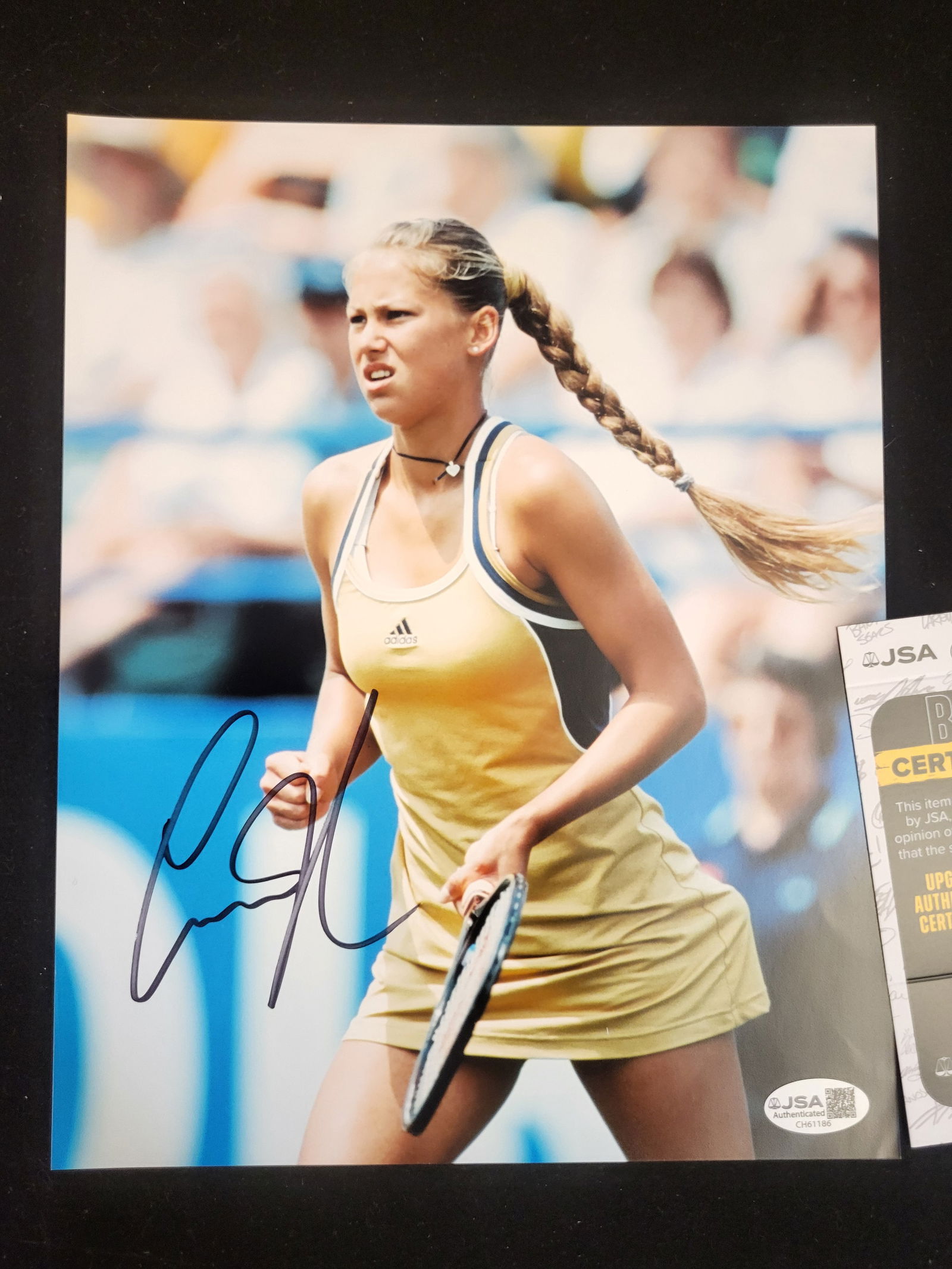 I00702 | Anna Kournikova Signed Color Photograph with JSA Certification (1 of 9)