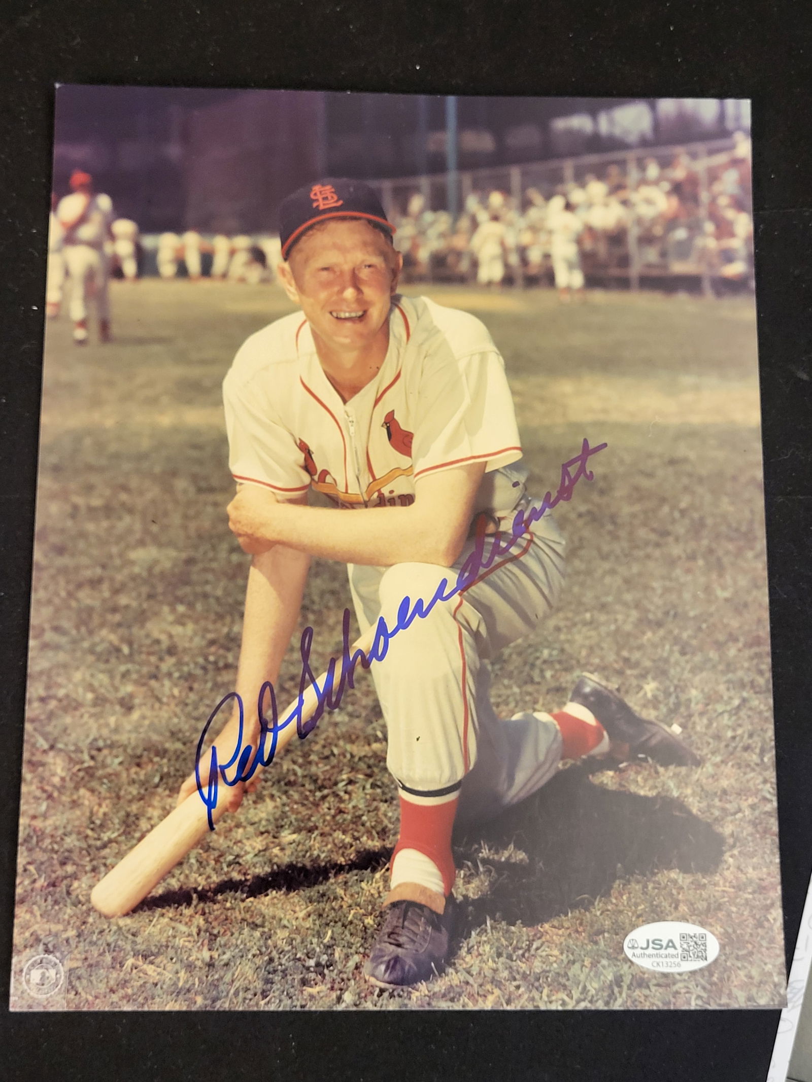 I00785 | Red Schoendienst Signed St. Louis Cardinals 8x10 Color Photograph with JSA Authentication (1 of 9)
